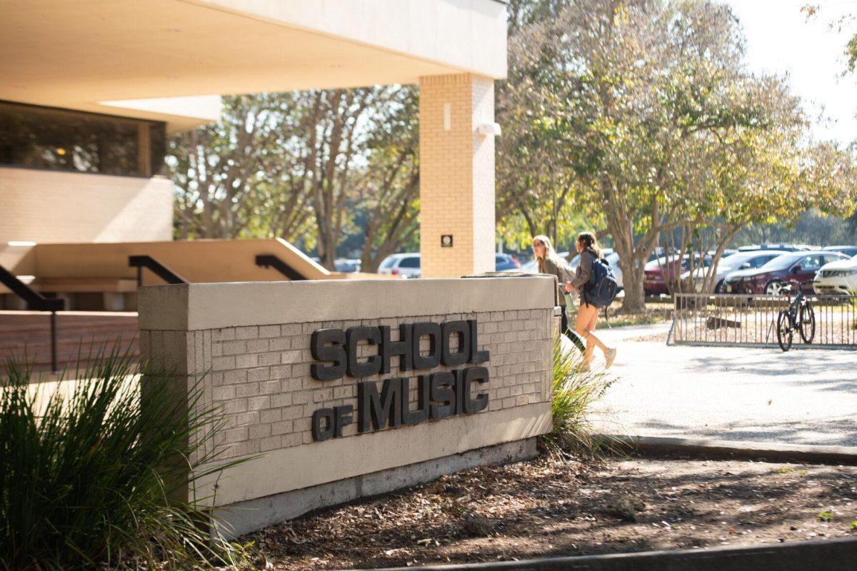 The School of Music sits on Wednesday, Nov. 2, 2022, at LSU's campus in Baton Rouge, La.