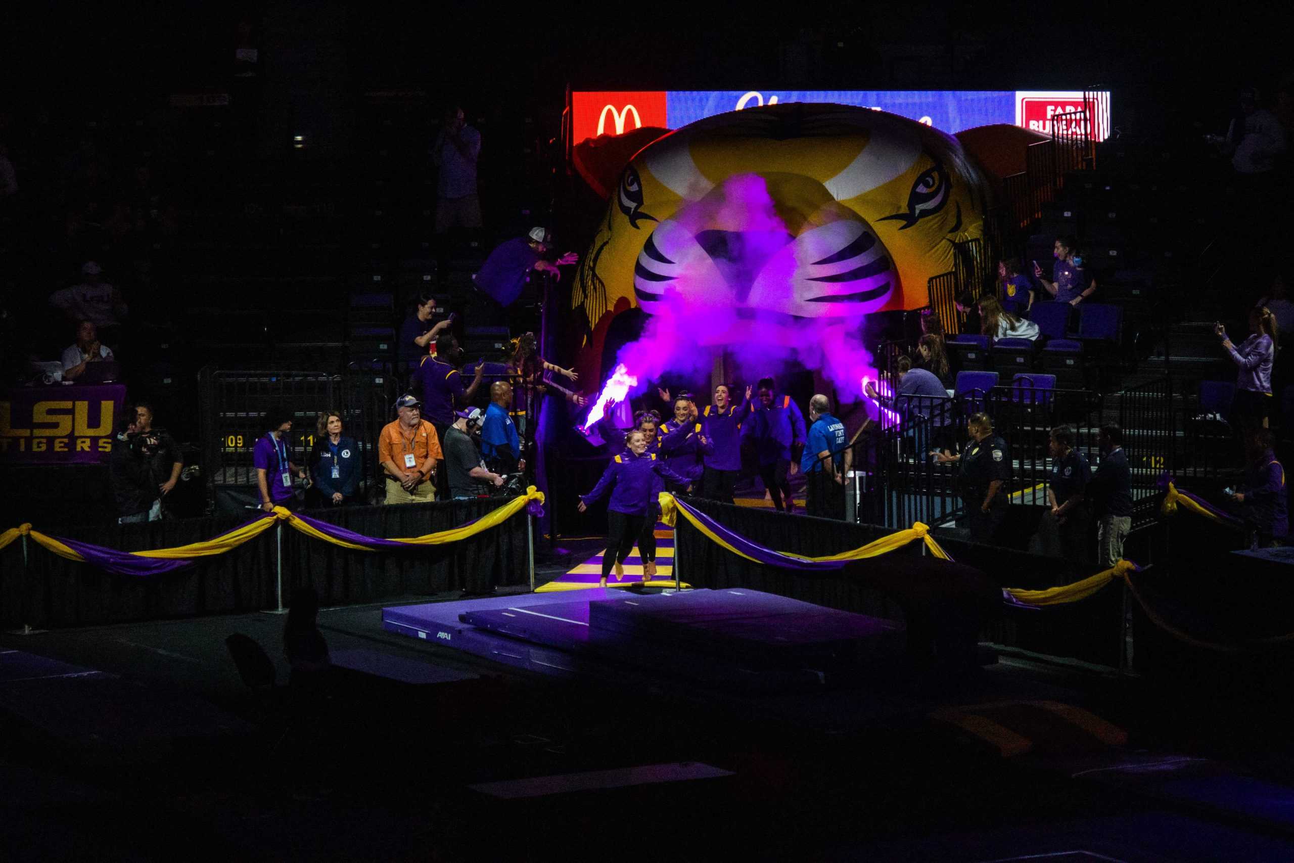 PHOTOS: LSU gymnastics exhibition