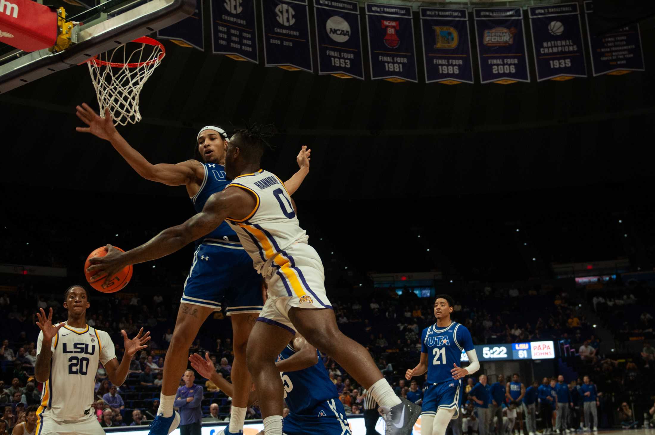 PHOTOS: LSU men's basketball defeats UT Arlington 63-59