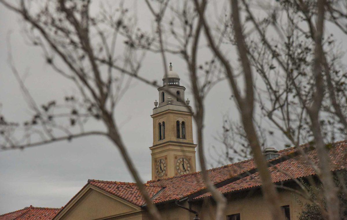 The Memorial Tower sits on Tuesday, Nov. 22, 2022, in Baton Rouge, La.