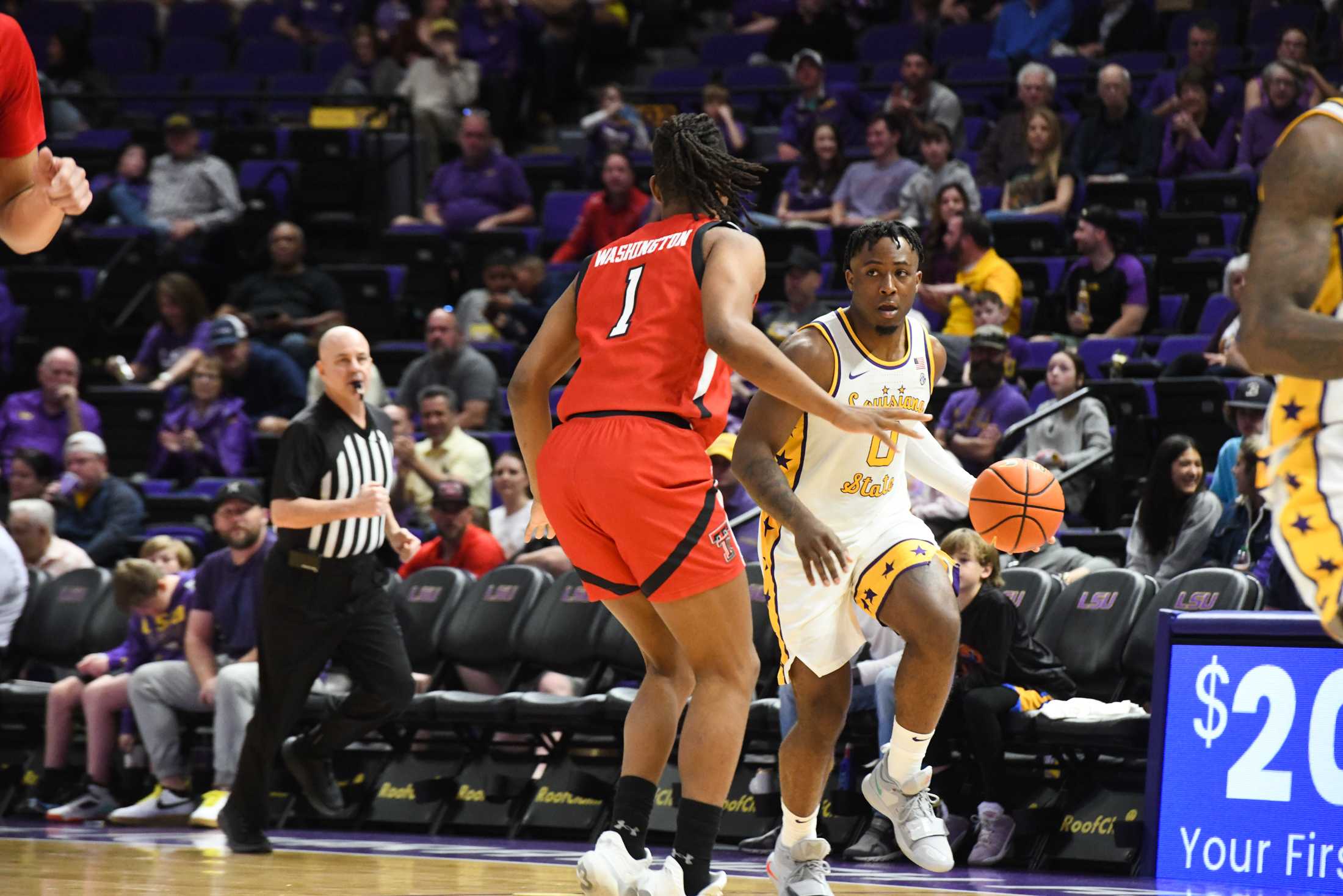 PHOTOS: LSU men's basketball falls short against Texas Tech