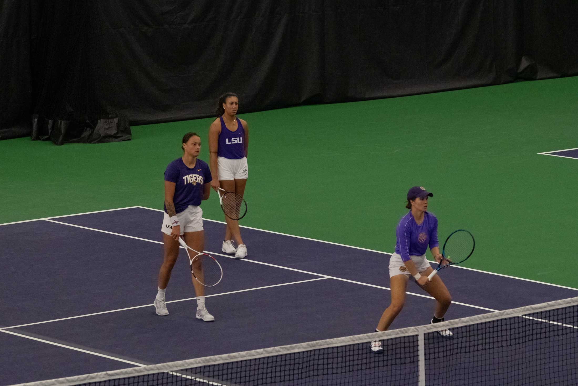 PHOTOS: LSU women's tennis beats Harvard 5-2