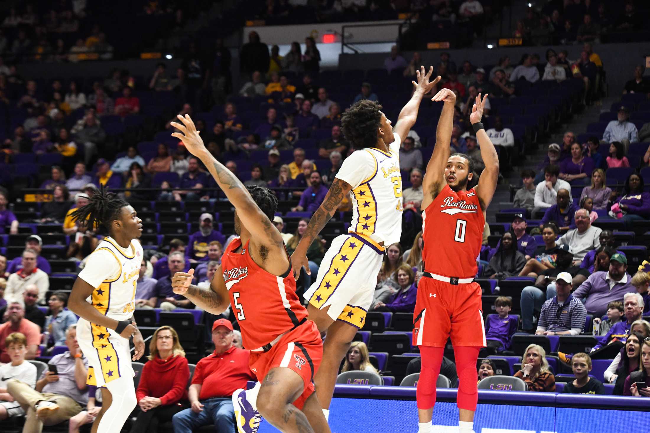 PHOTOS: LSU men's basketball falls short against Texas Tech