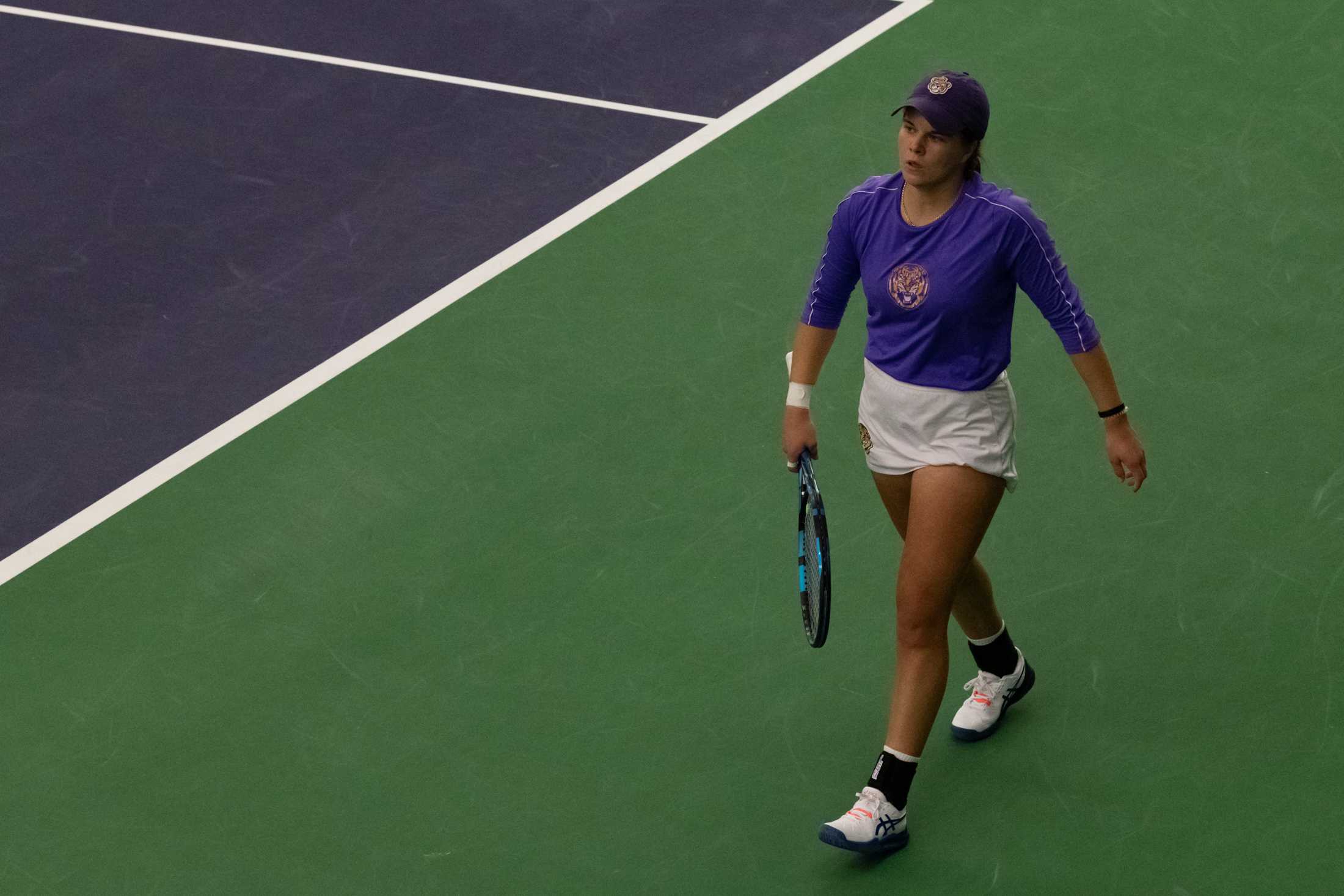 PHOTOS: LSU women's tennis beats Harvard 5-2