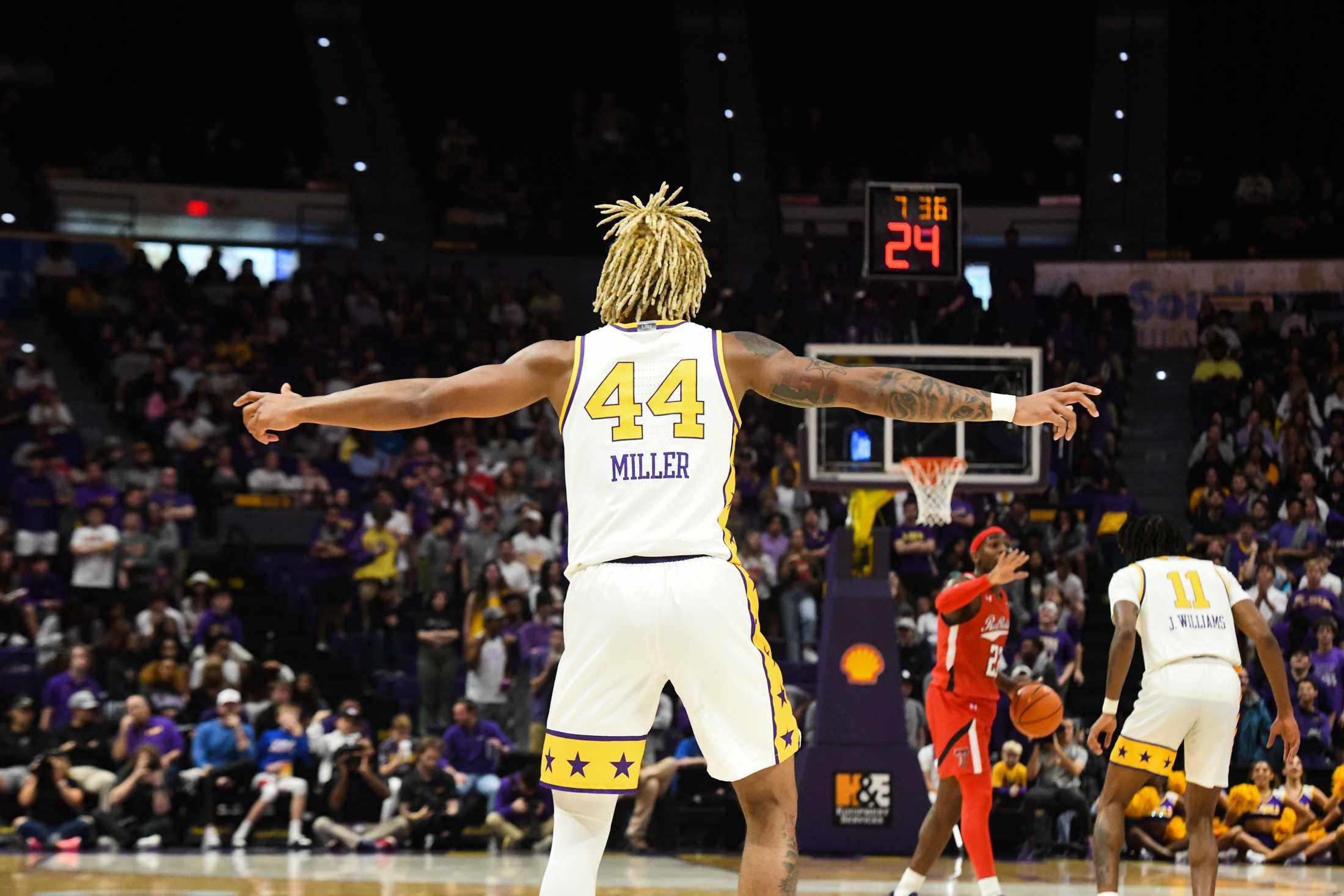 PHOTOS: LSU men's basketball falls short against Texas Tech