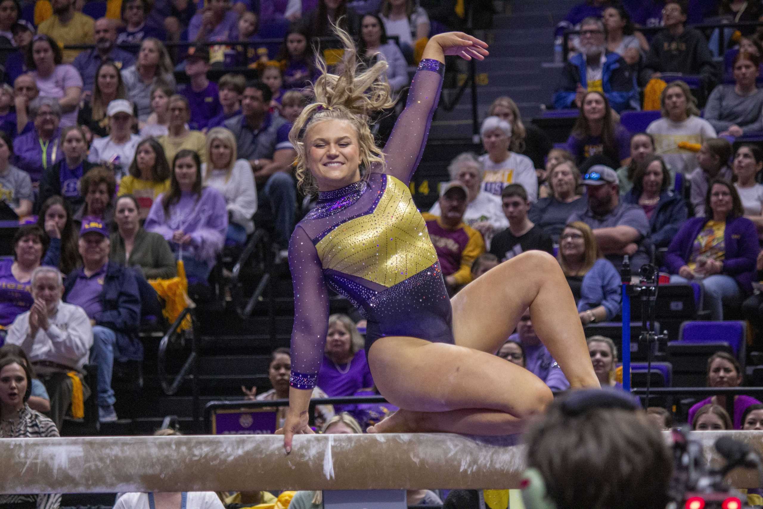 PHOTOS: LSU gymnastics narrowly falls to Oklahoma