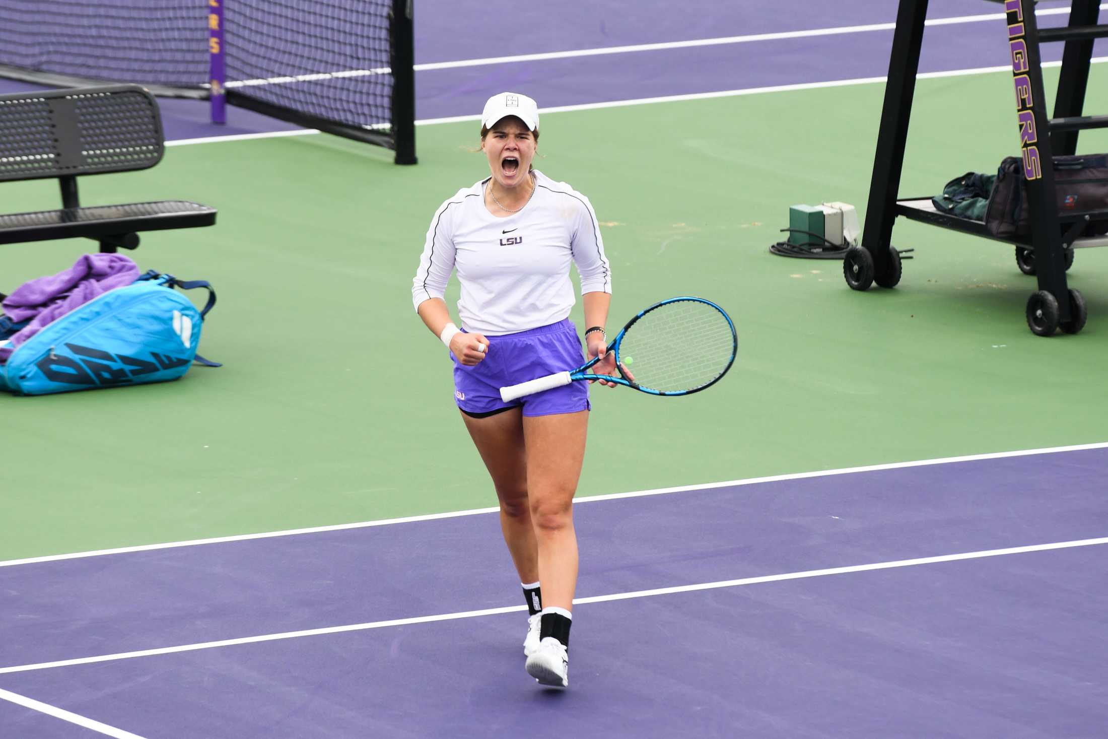 PHOTOS: LSU women's tennis defeats ULM 4-0