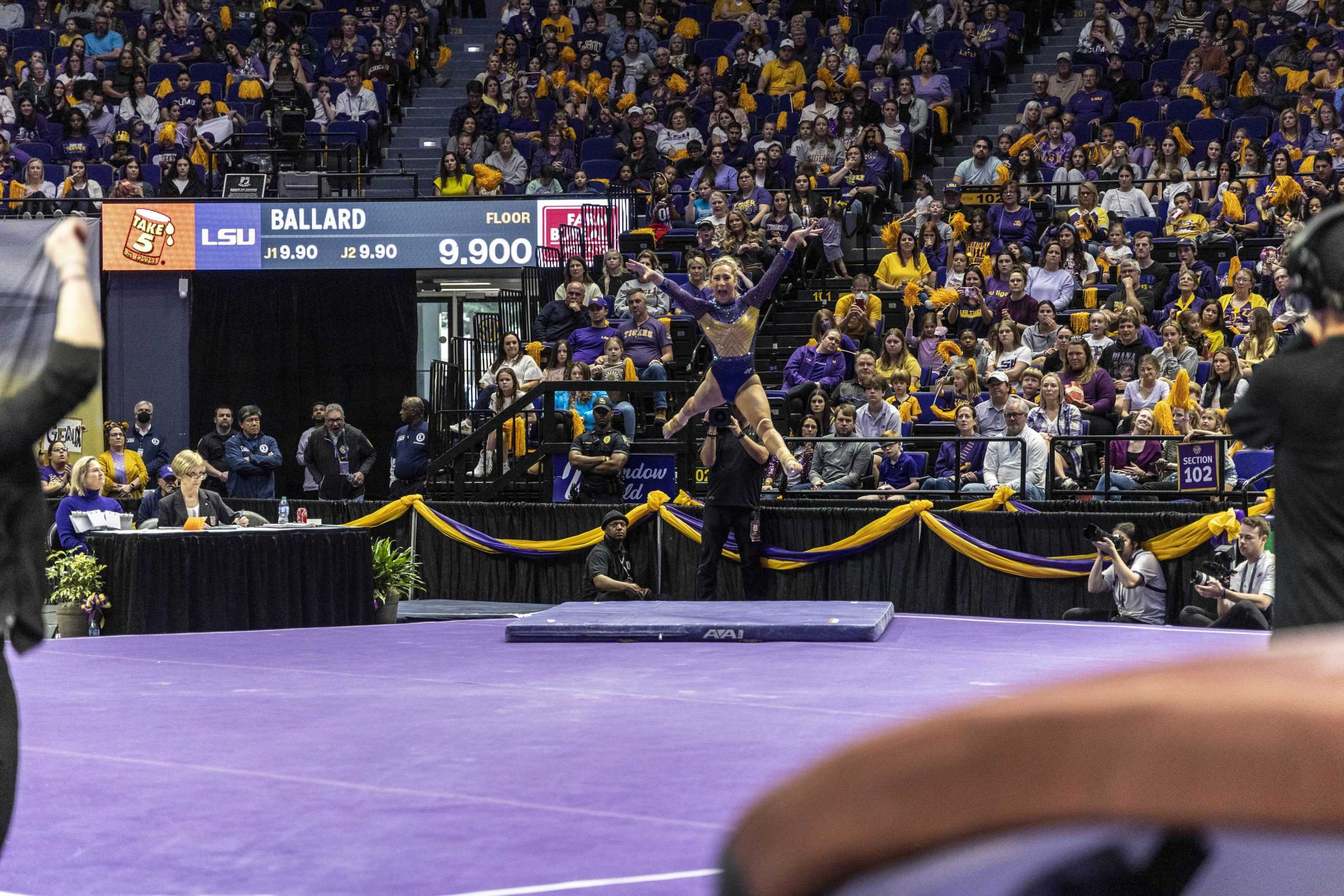 PHOTOS: LSU gymnastics narrowly falls to Oklahoma