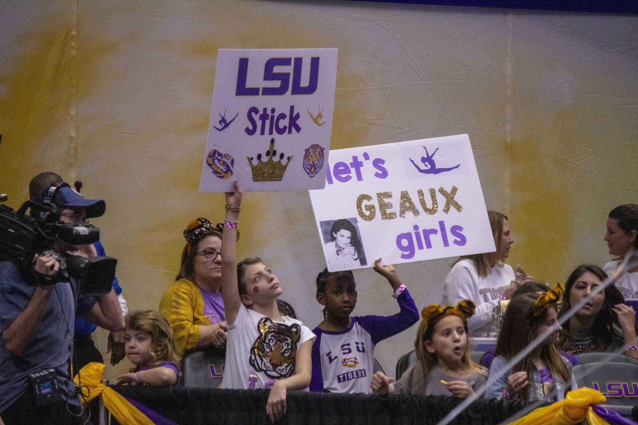 PHOTOS: LSU gymnastics narrowly falls to Oklahoma