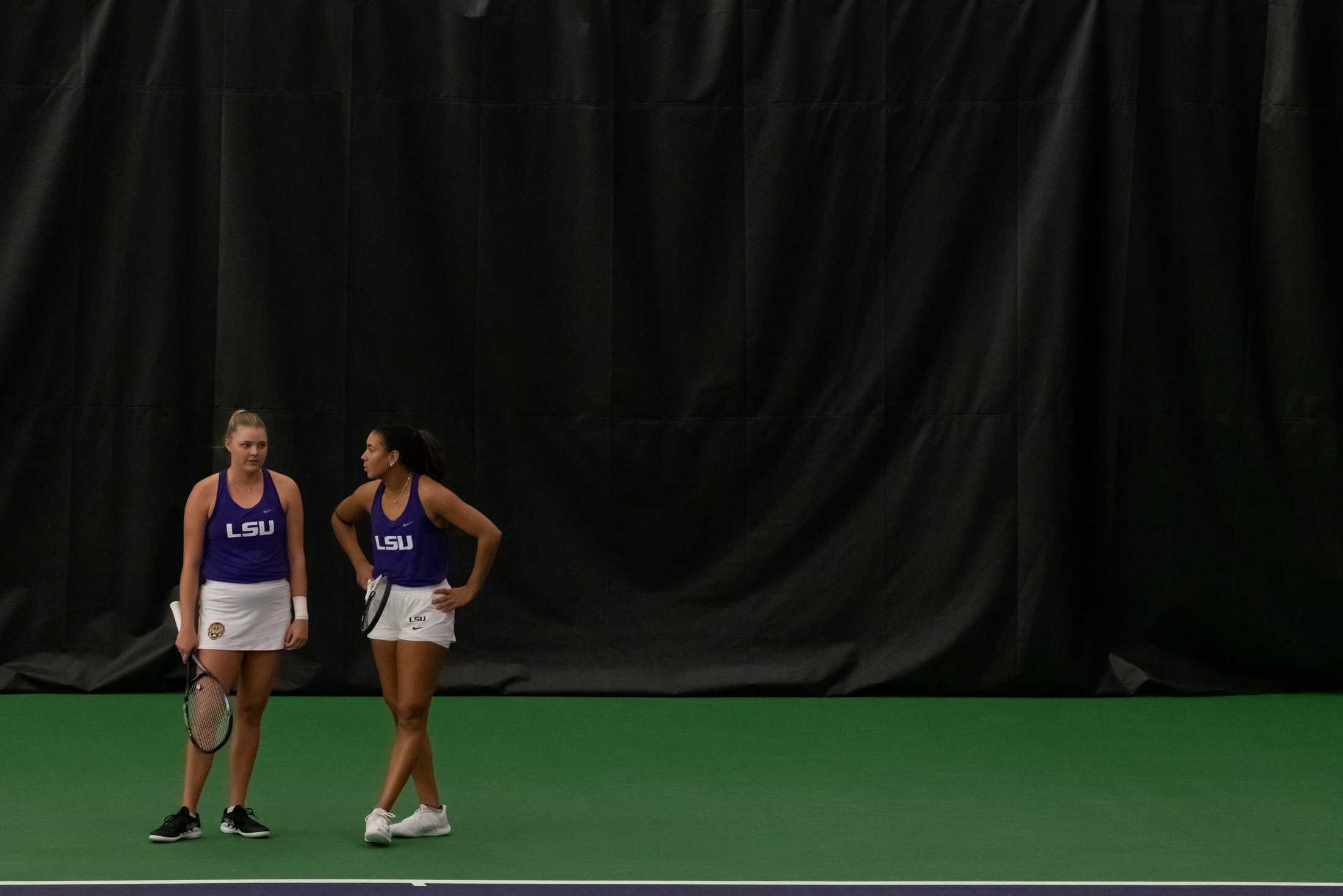 PHOTOS: LSU women's tennis beats Harvard 5-2