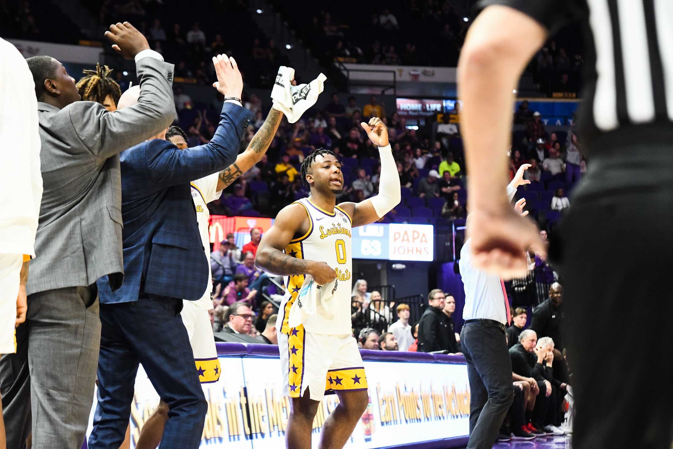 PHOTOS: LSU men's basketball falls short against Texas Tech