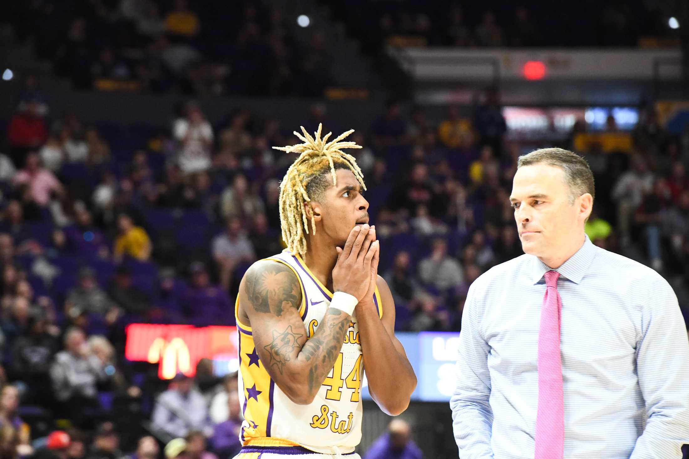 PHOTOS: LSU men's basketball falls short against Texas Tech