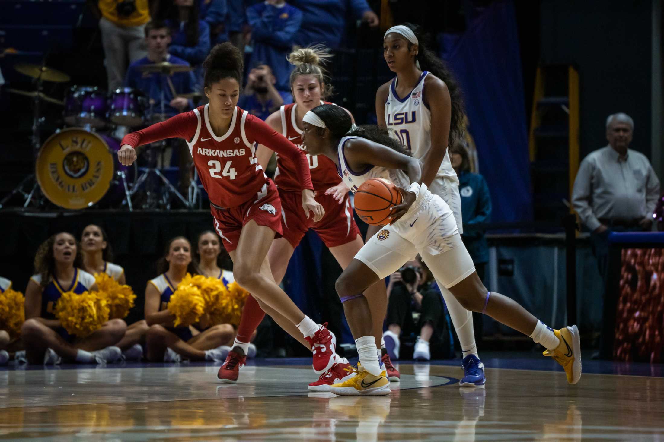 PHOTOS: LSU women's basketball defeats Arkansas 79-76