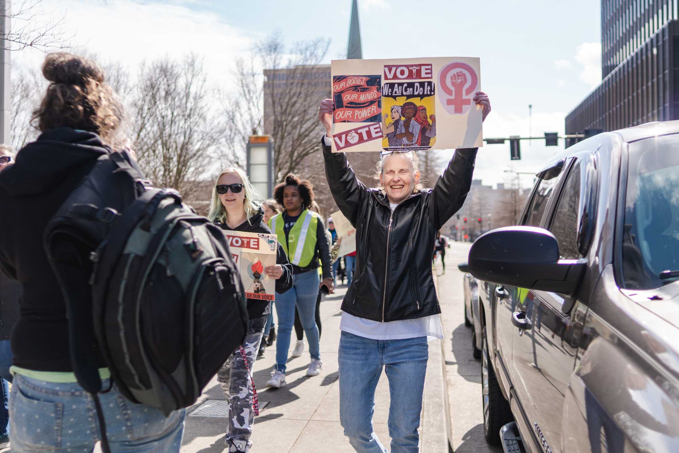 PHOTOS: Abortion rights supporters march to the State Capitol