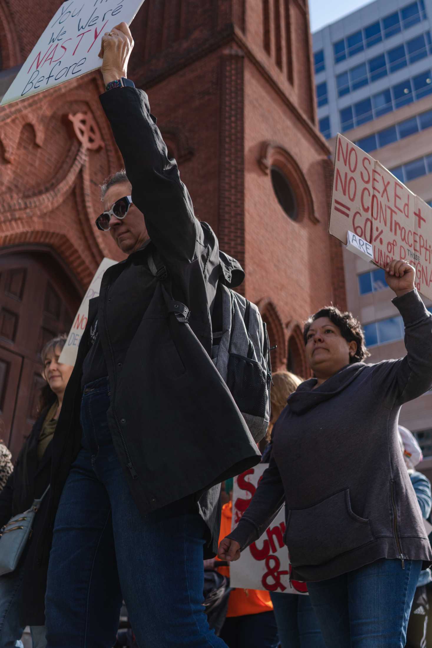 PHOTOS: Abortion rights supporters march to the State Capitol