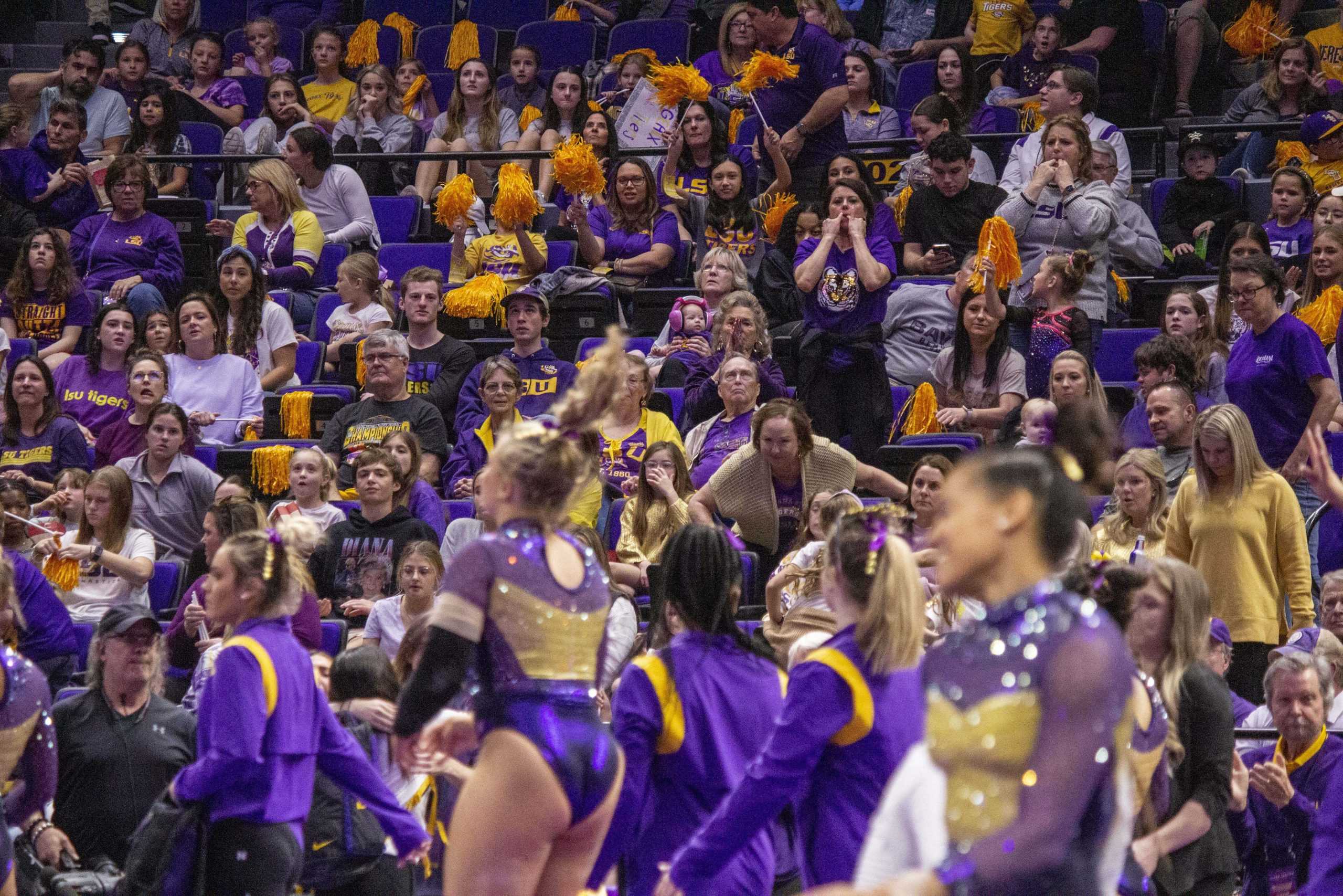 PHOTOS: LSU gymnastics narrowly falls to Oklahoma