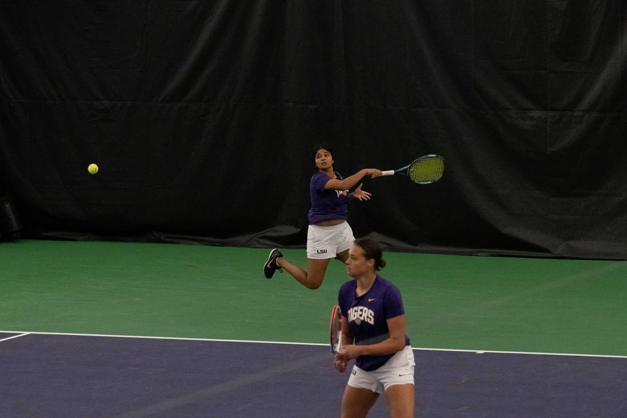 PHOTOS: LSU women's tennis beats Harvard 5-2