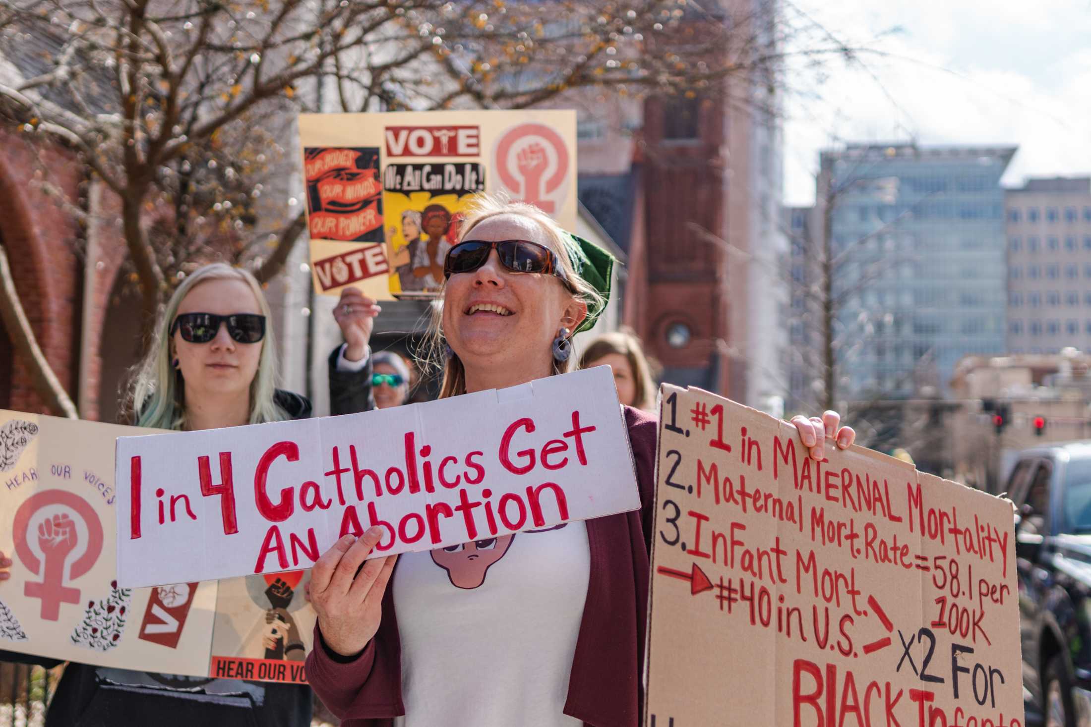 PHOTOS: Abortion rights supporters march to the State Capitol