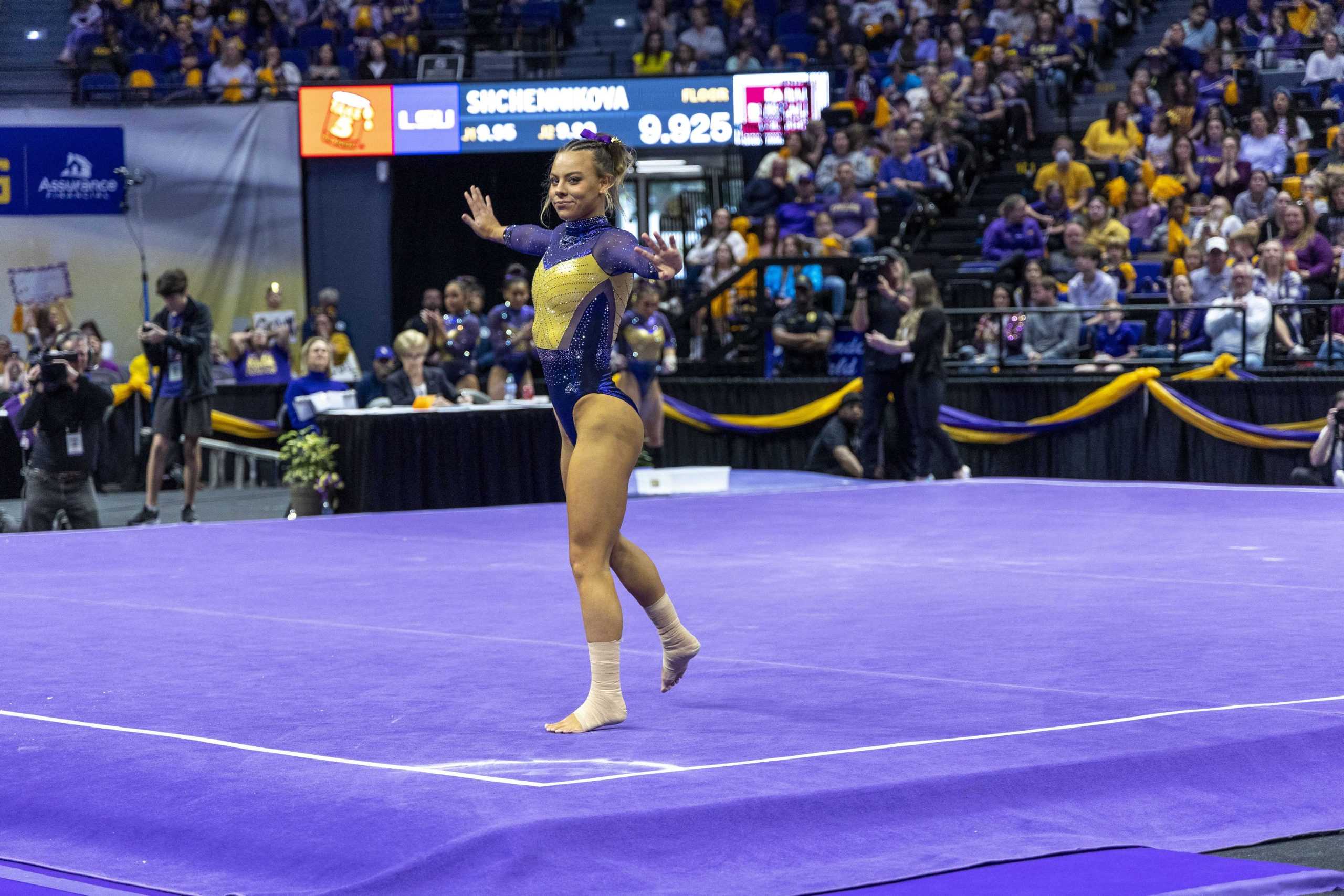 PHOTOS: LSU gymnastics narrowly falls to Oklahoma