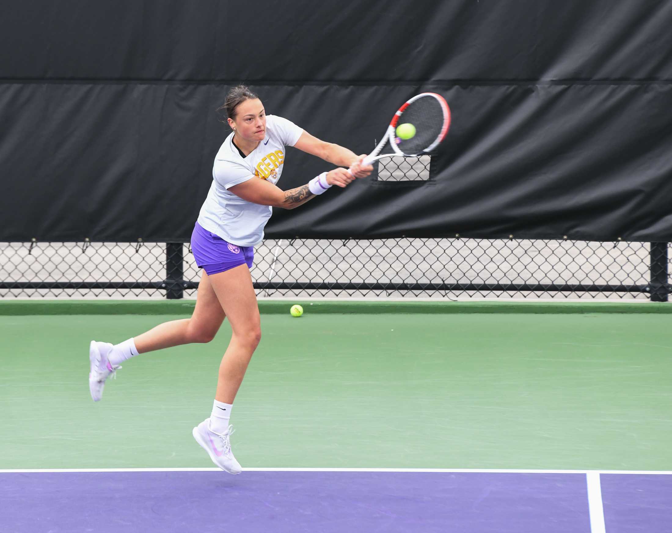 PHOTOS: LSU women's tennis defeats ULM 4-0