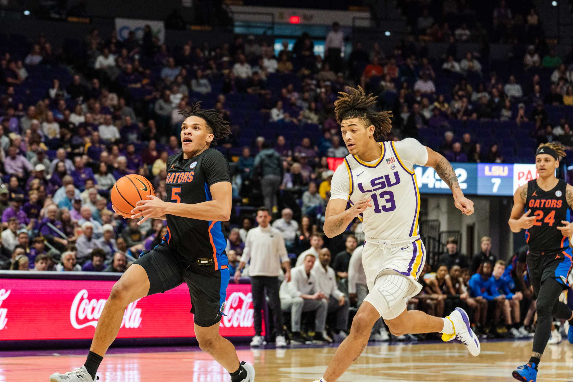 PHOTOS: LSU men's basketball falls to Florida 67-56