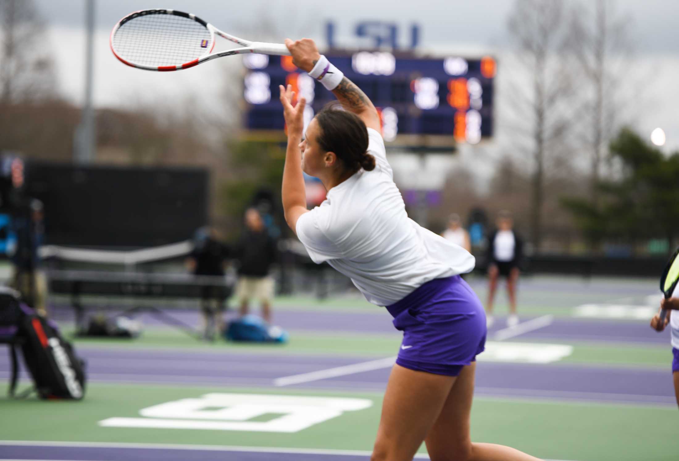 PHOTOS: LSU women's tennis defeats ULM 4-0