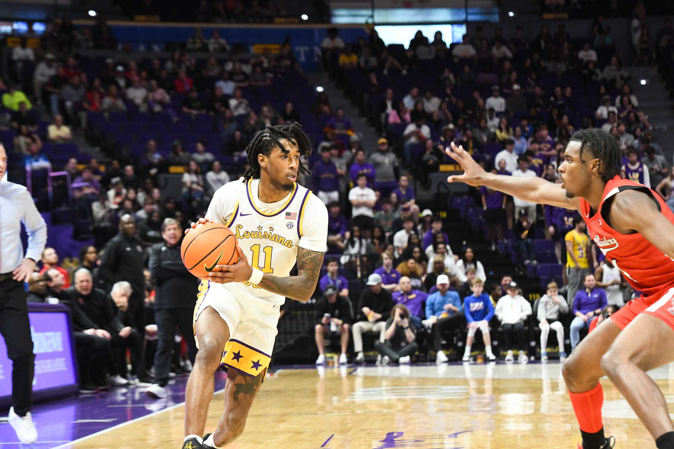 PHOTOS: LSU men's basketball falls short against Texas Tech