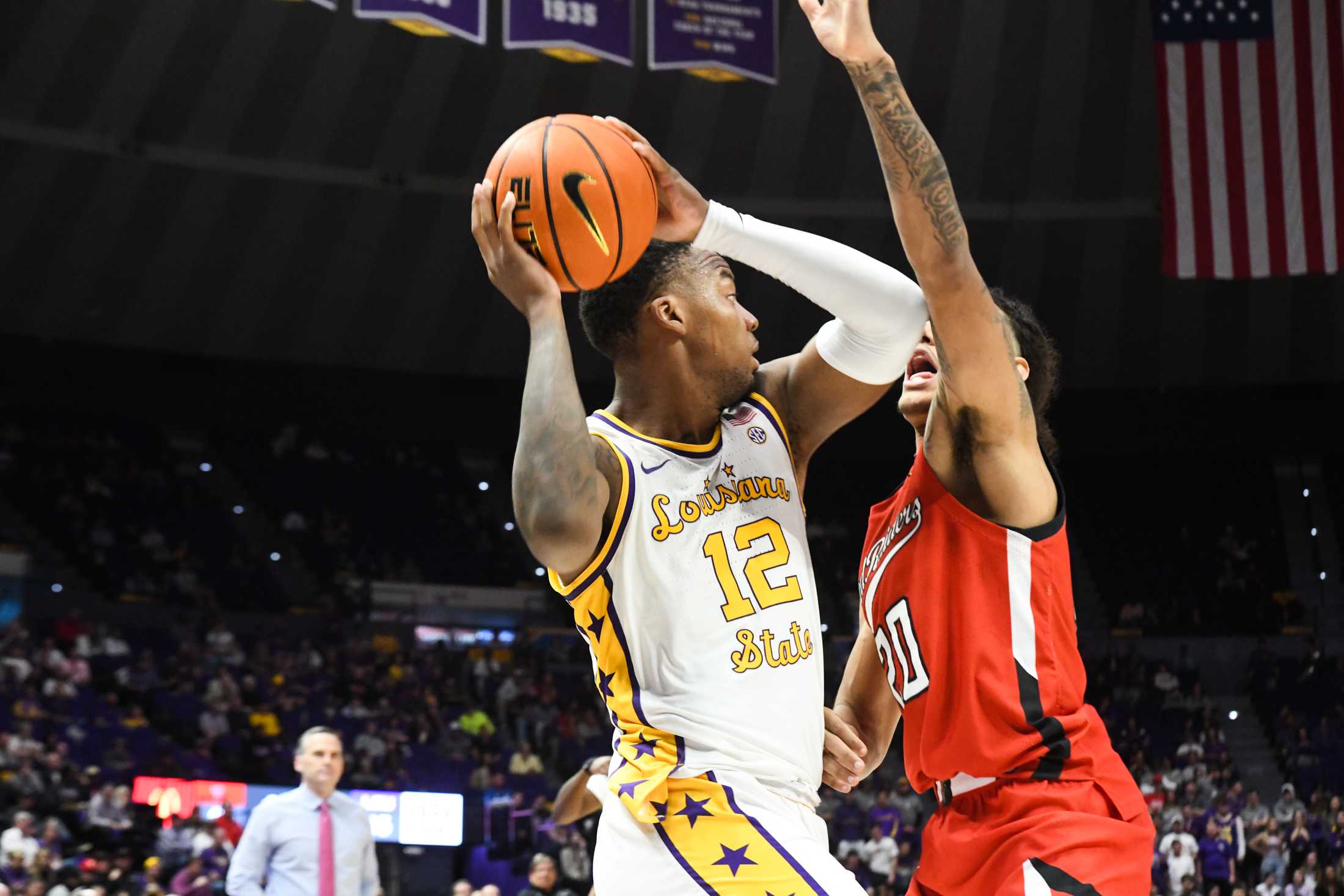 PHOTOS: LSU men's basketball falls short against Texas Tech