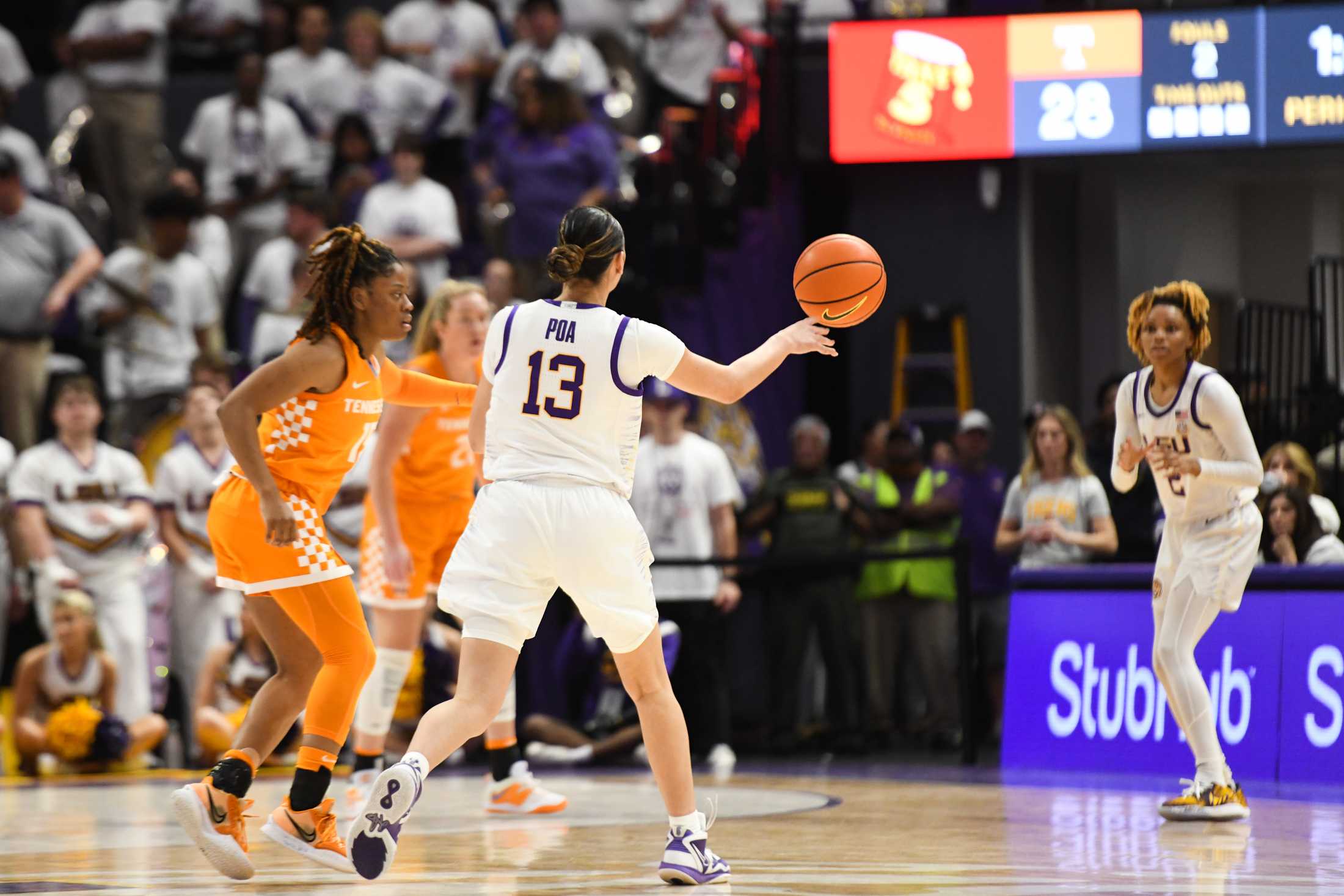 PHOTOS: LSU women's basketball defeats Tennessee 76-68