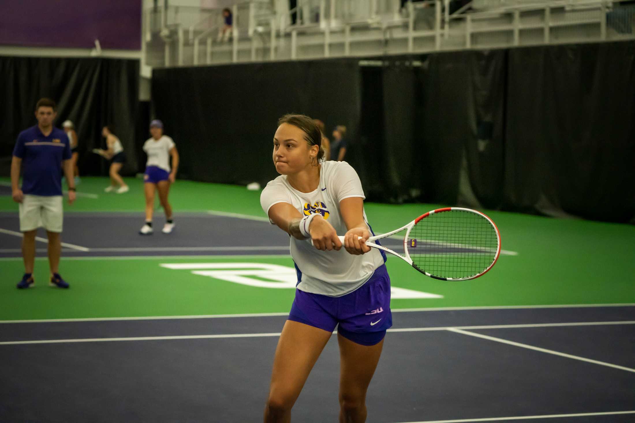 PHOTOS: LSU women's tennis defeats Penn State 5-2