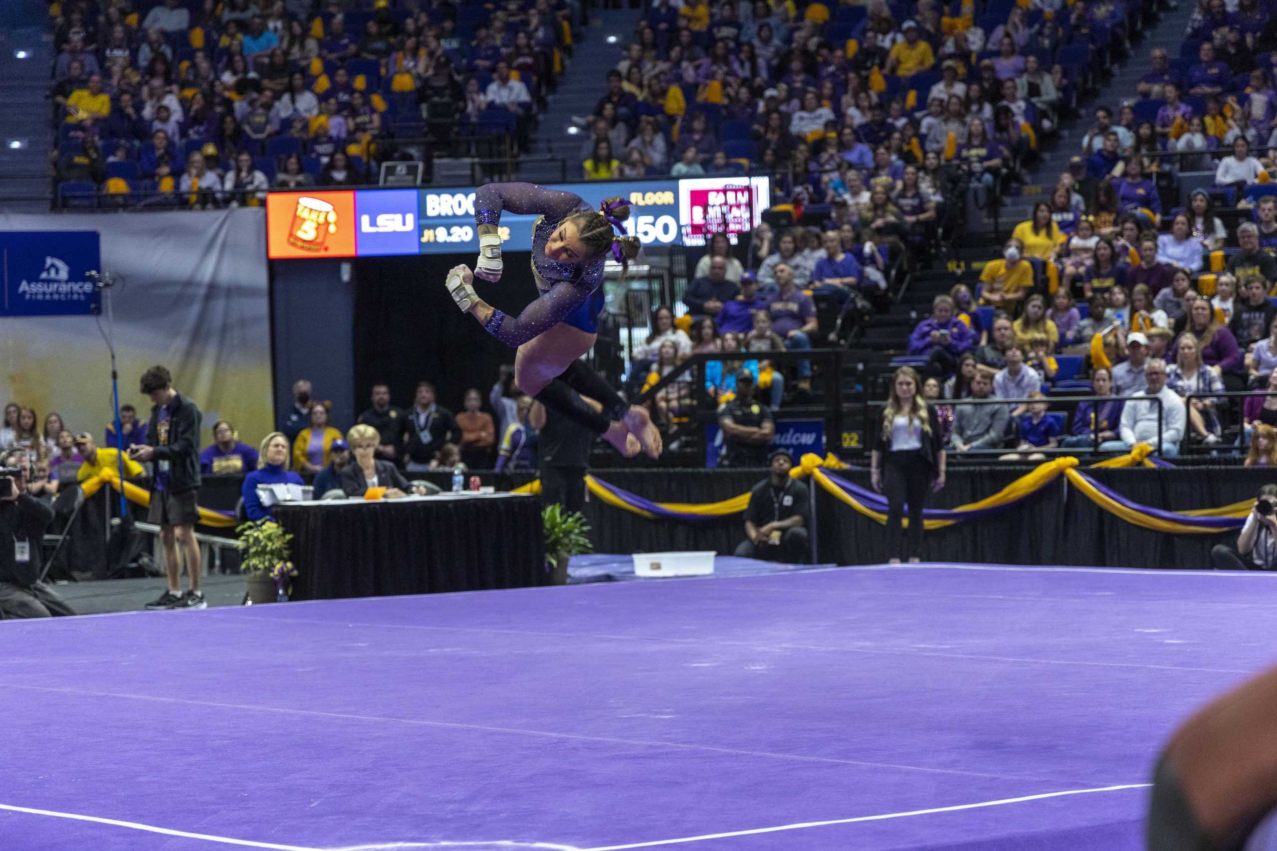 PHOTOS: LSU gymnastics narrowly falls to Oklahoma