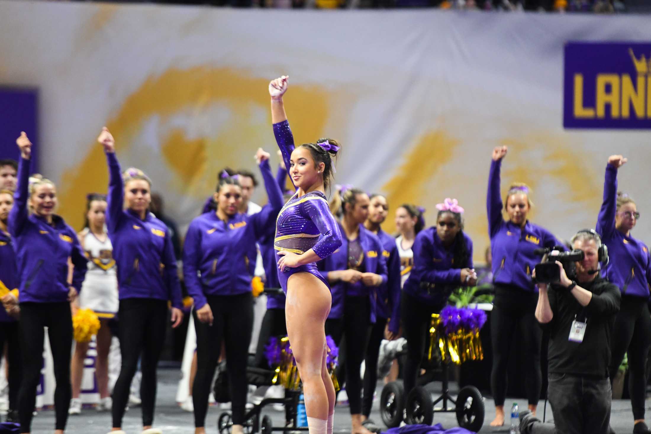 PHOTOS: LSU gymnastics defeats Georgia 197.700-196.925