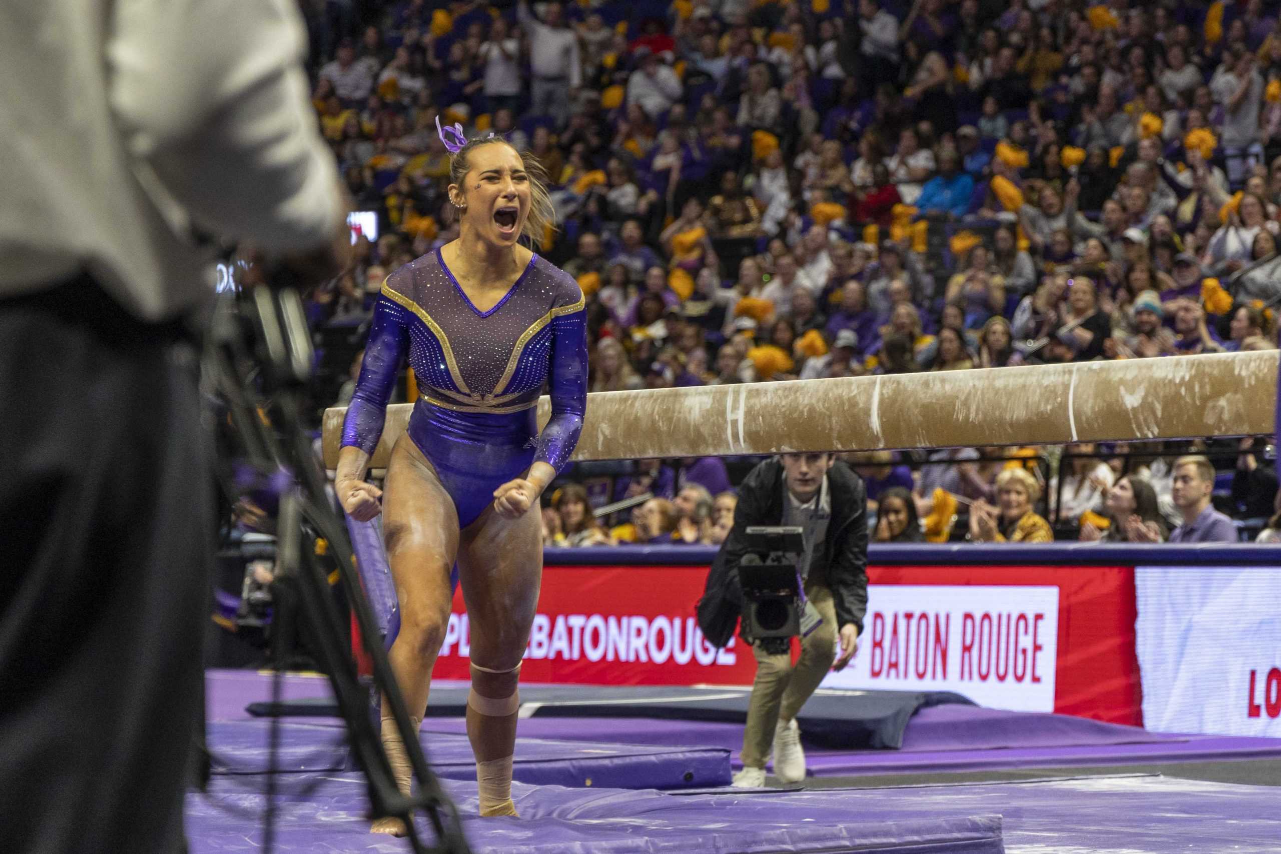 PHOTOS: LSU gymnastics defeats Georgia 197.700-196.925