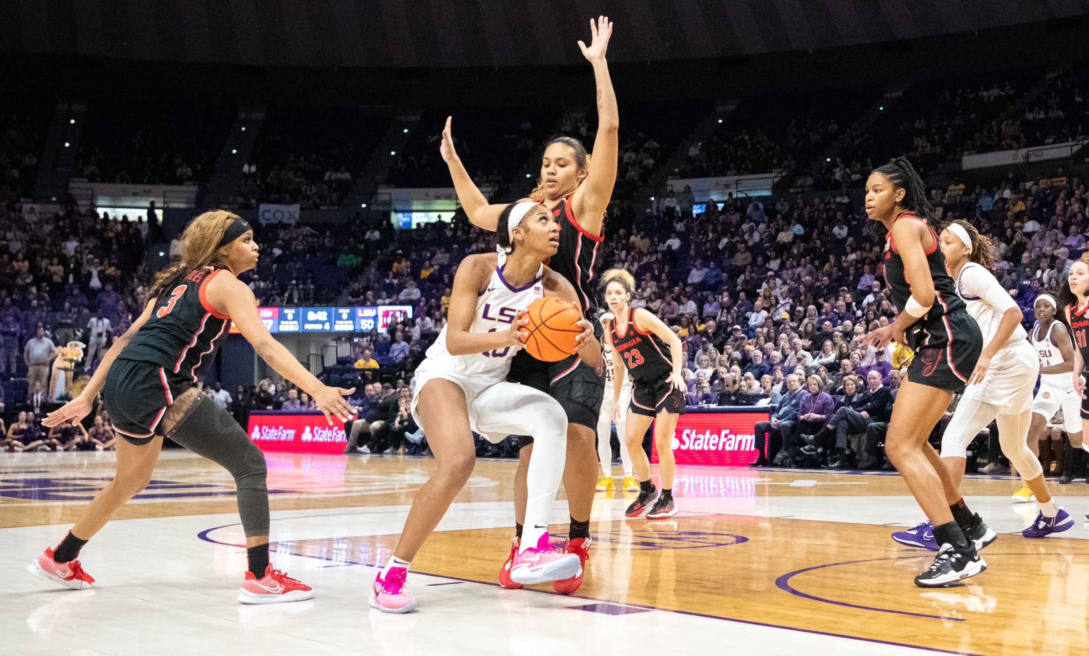 PHOTOS: LSU women's basketball defeats Georgia 82-77 in overtime