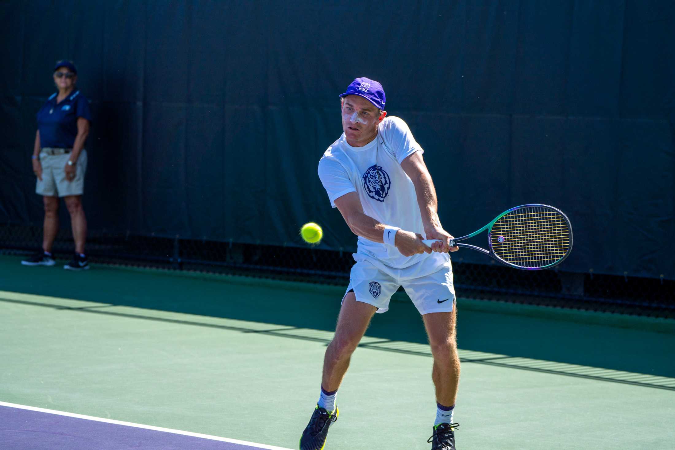 PHOTOS: LSU men's tennis defeats UL-Lafayette 4-0