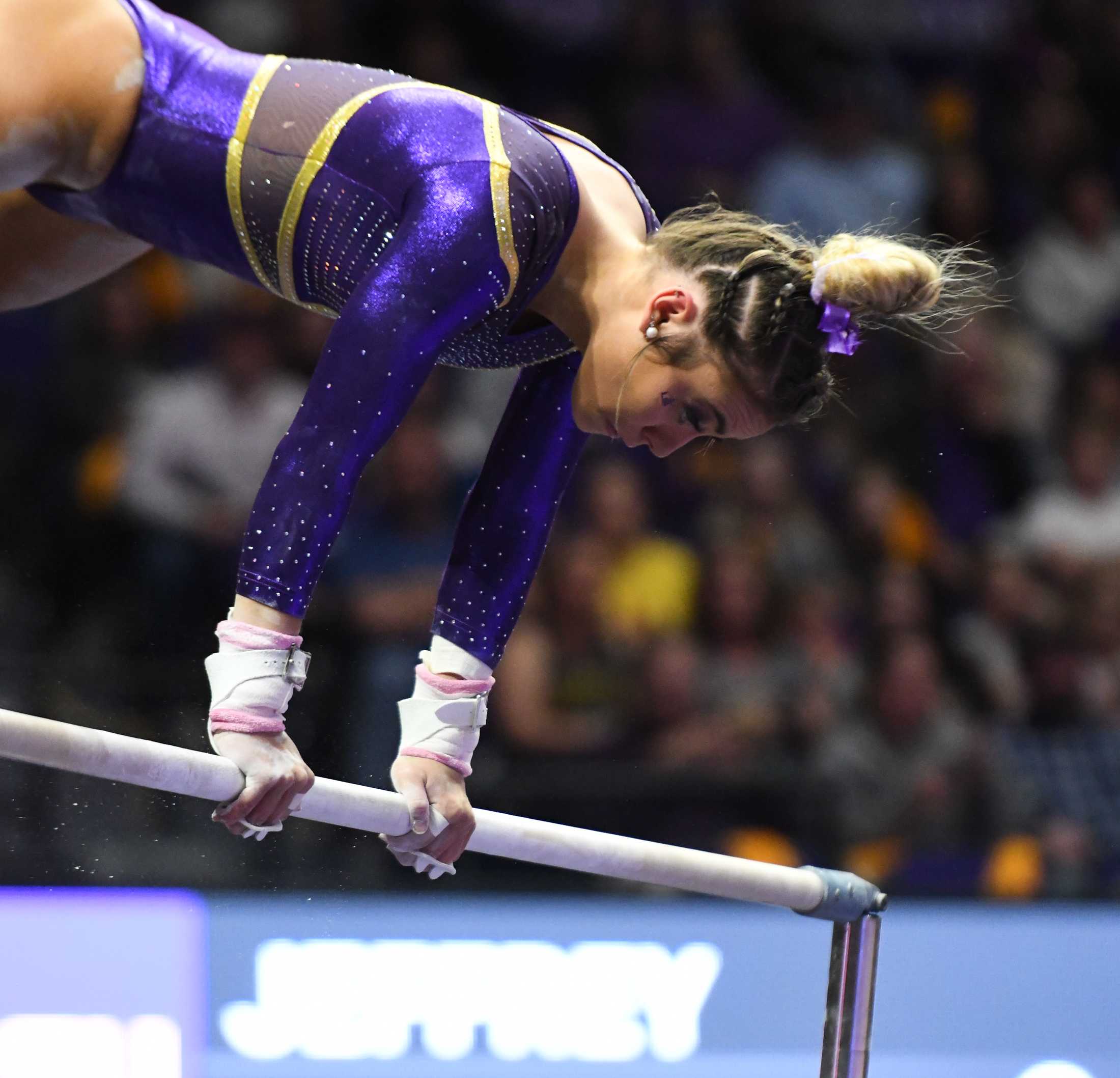 PHOTOS: LSU gymnastics defeats Georgia 197.700-196.925