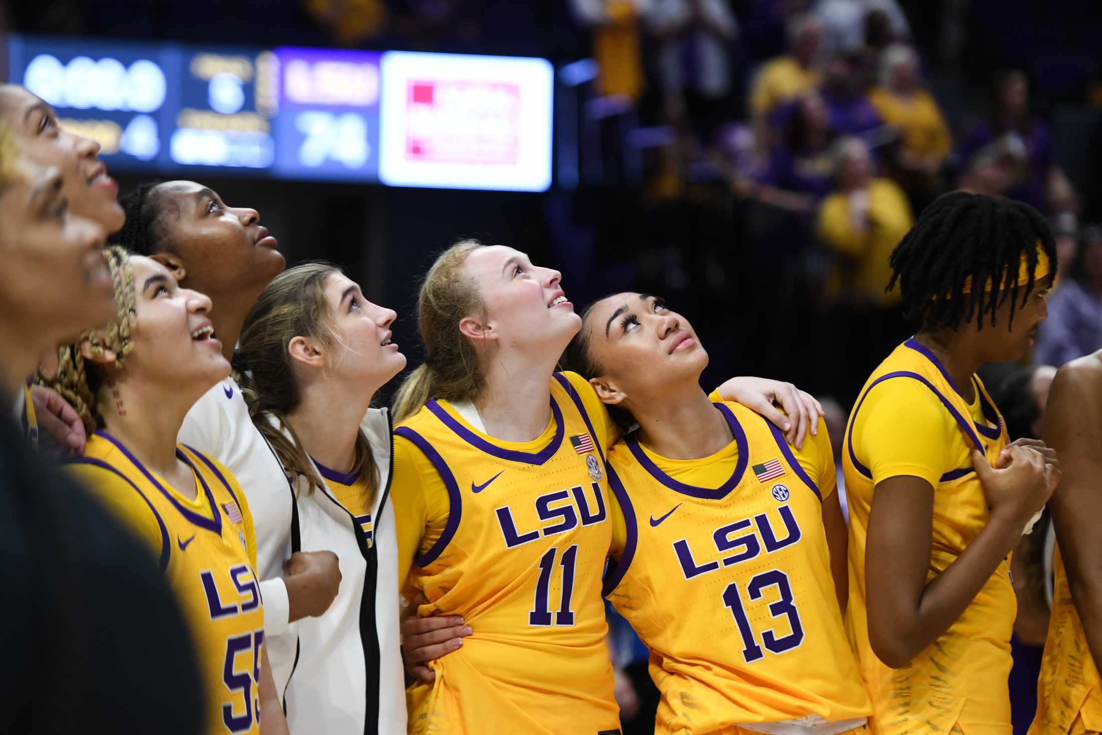 PHOTOS: LSU women's basketball defeats Mississippi State 74-59