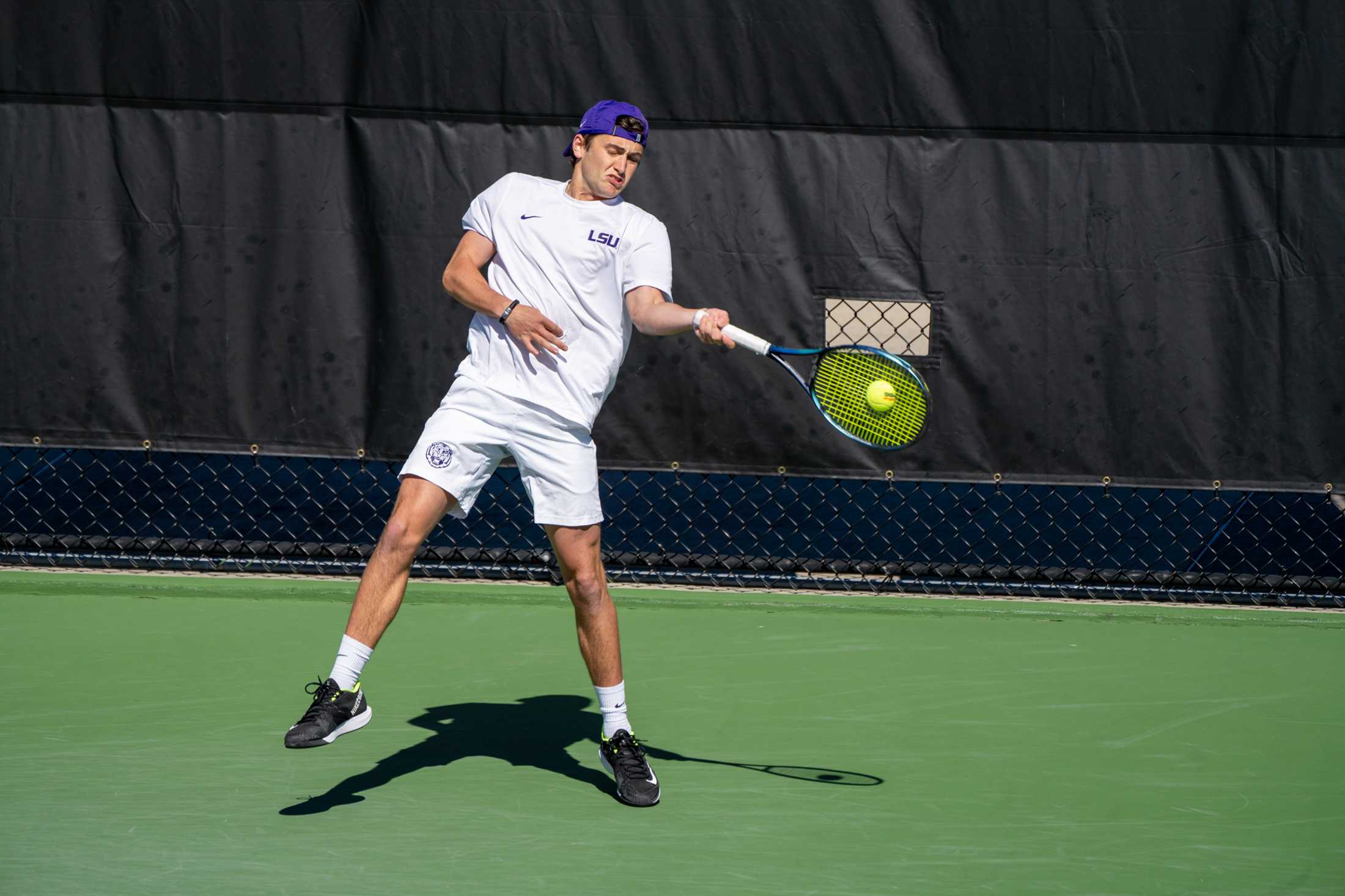 PHOTOS: LSU men's tennis defeats Lamar 7-0