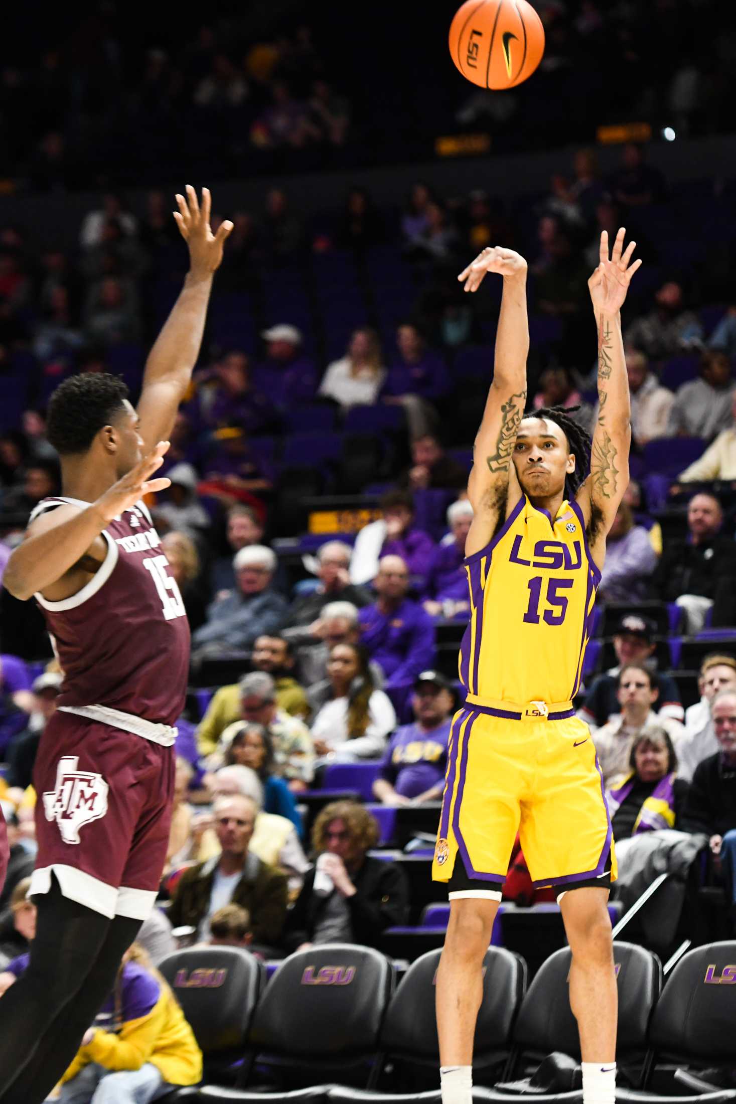 PHOTOS: LSU men's basketball falls 74-62 against Texas A&M