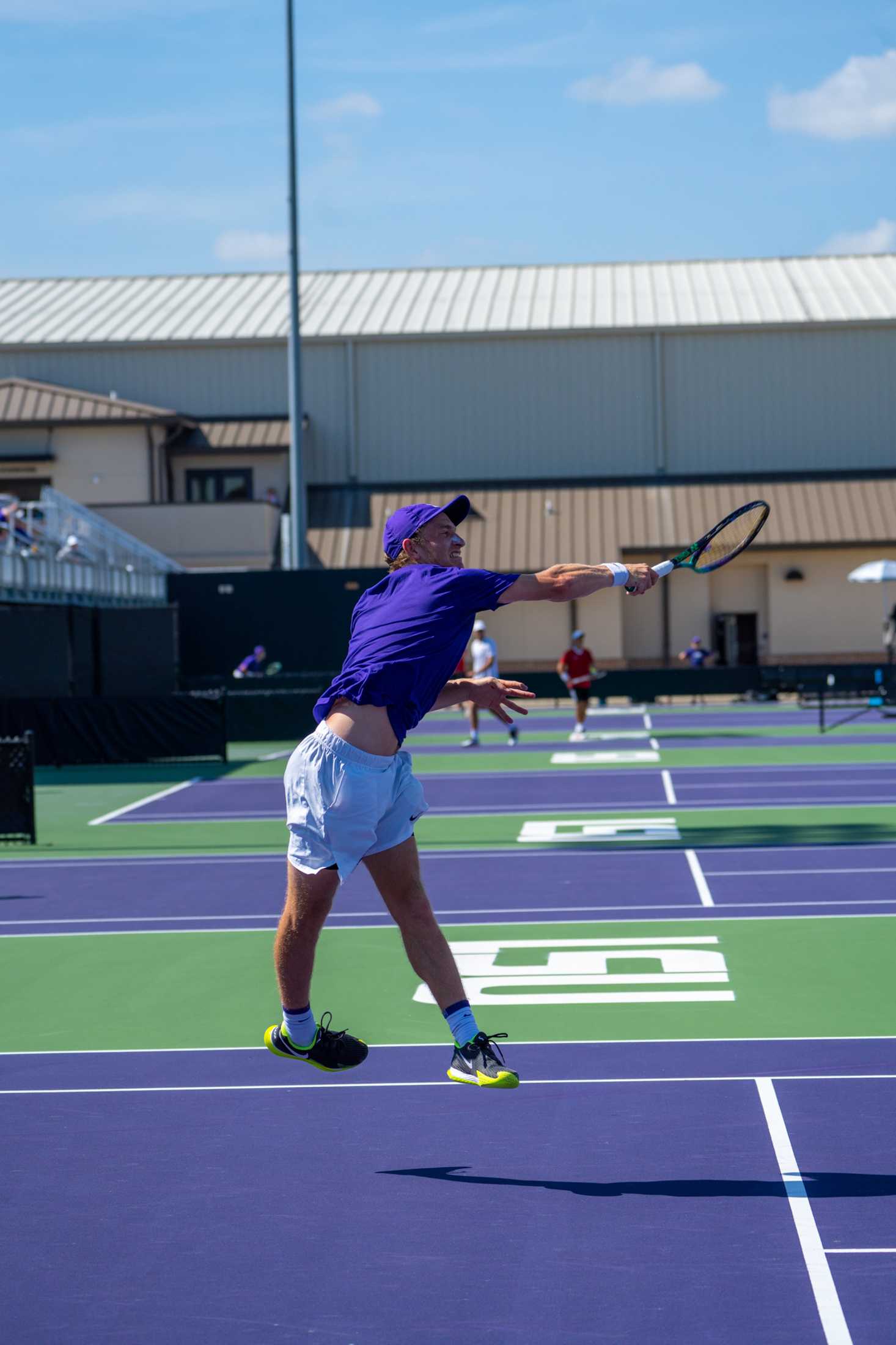 PHOTOS: LSU men's tennis defeats UL-Lafayette 4-0