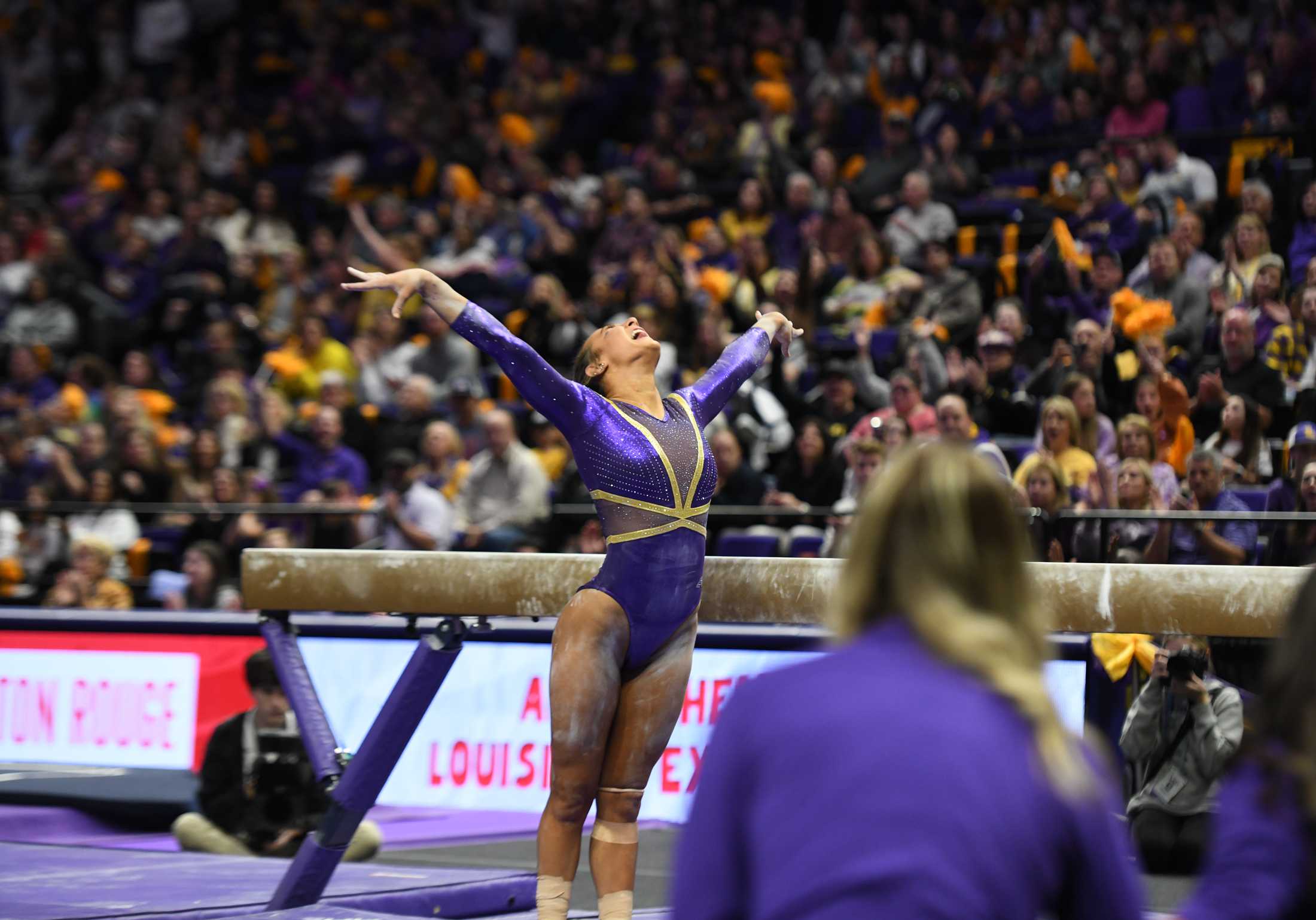 PHOTOS: LSU gymnastics defeats Georgia 197.700-196.925