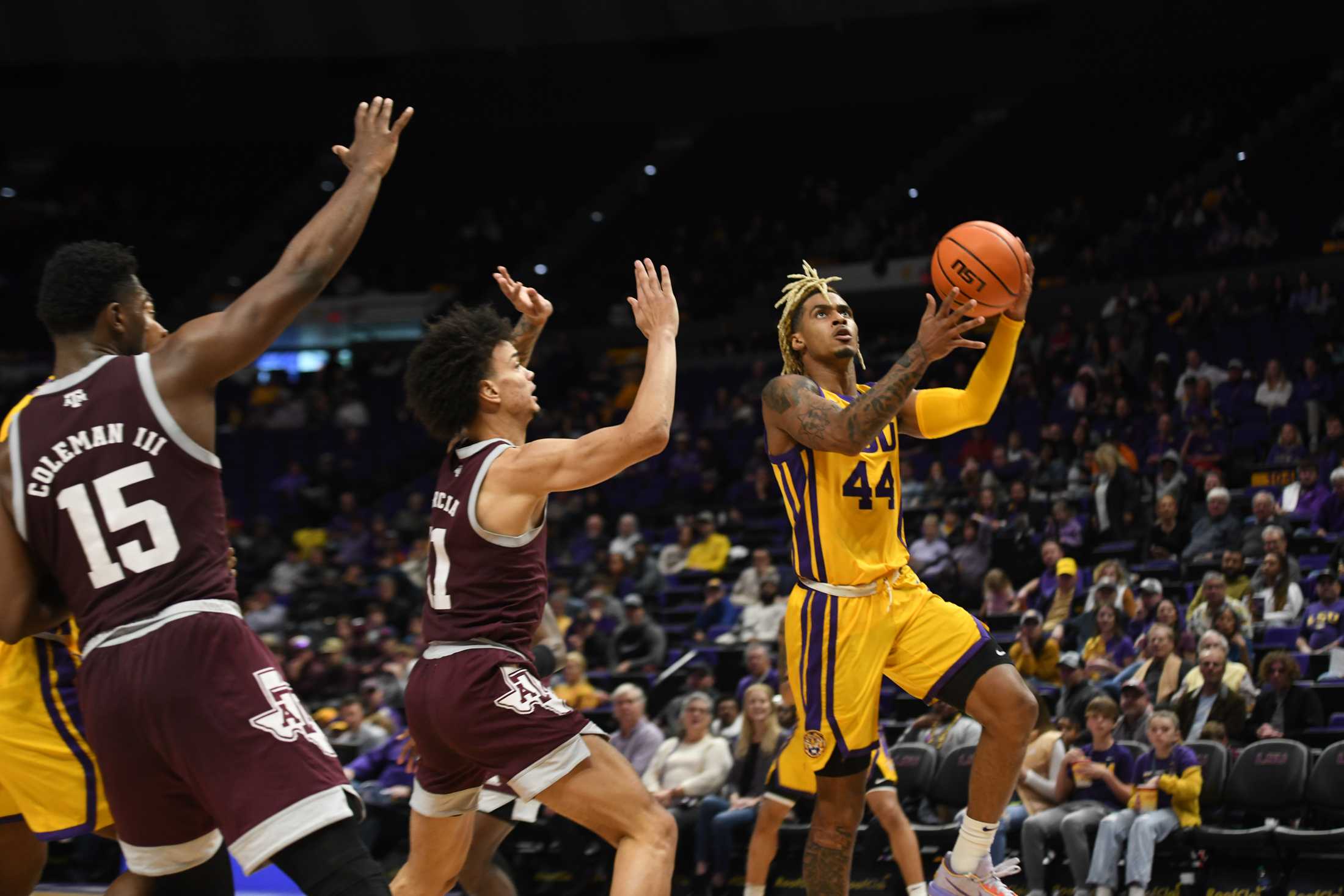 PHOTOS: LSU men's basketball falls 74-62 against Texas A&M