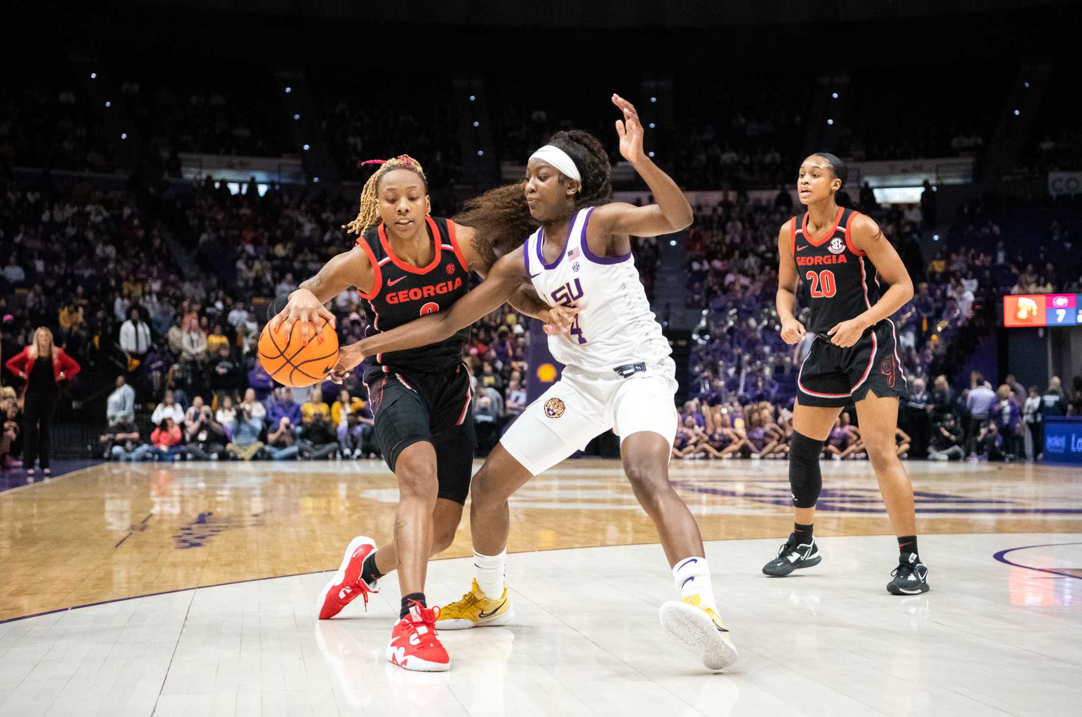 PHOTOS: LSU women's basketball defeats Georgia 82-77 in overtime