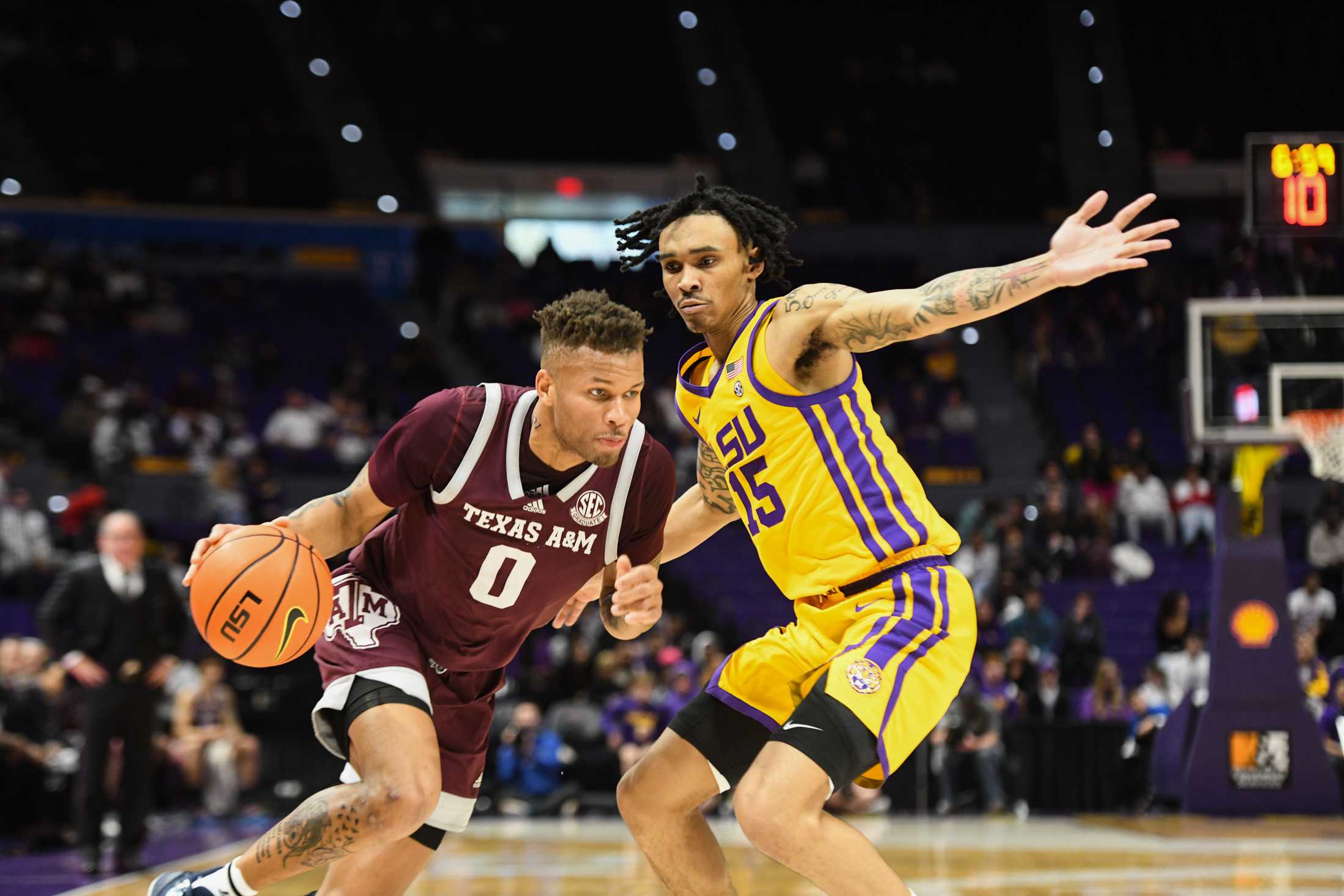 PHOTOS: LSU men's basketball falls 74-62 against Texas A&M