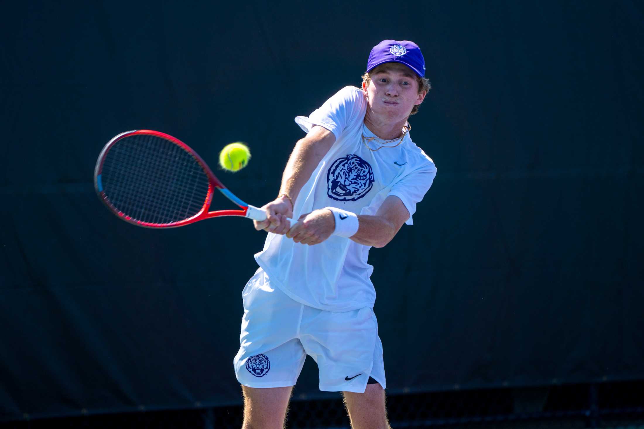 PHOTOS: LSU men's tennis defeats UL-Lafayette 4-0