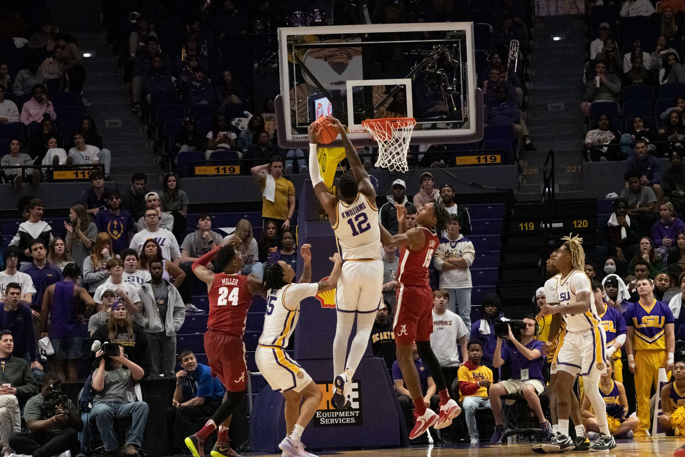 PHOTOS: LSU men's basketball falls to Alabama 79-69