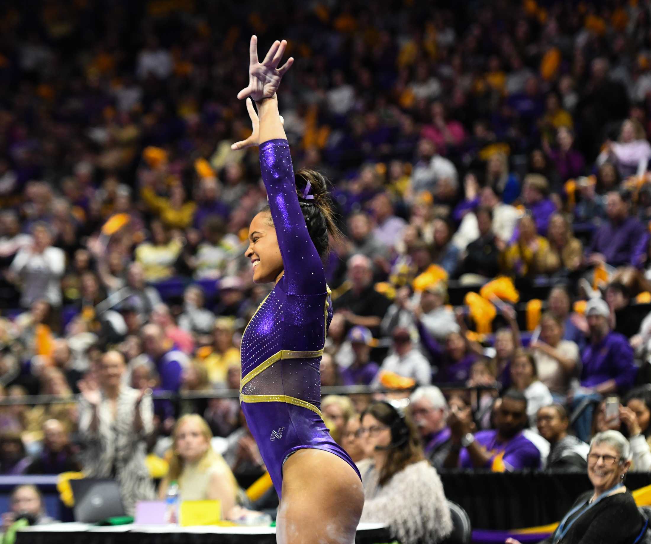 PHOTOS: LSU gymnastics defeats Georgia 197.700-196.925