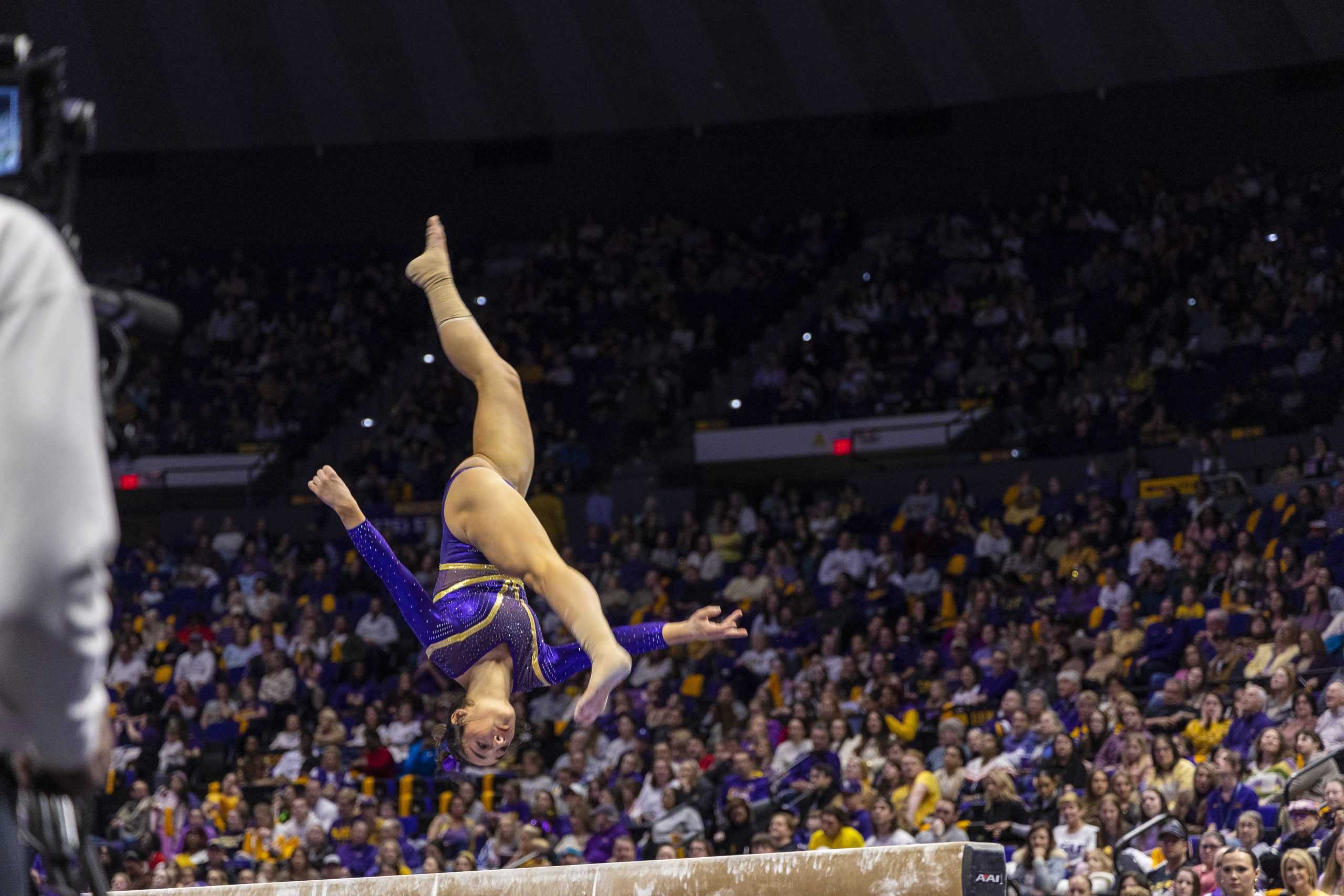 PHOTOS: LSU gymnastics defeats Georgia 197.700-196.925