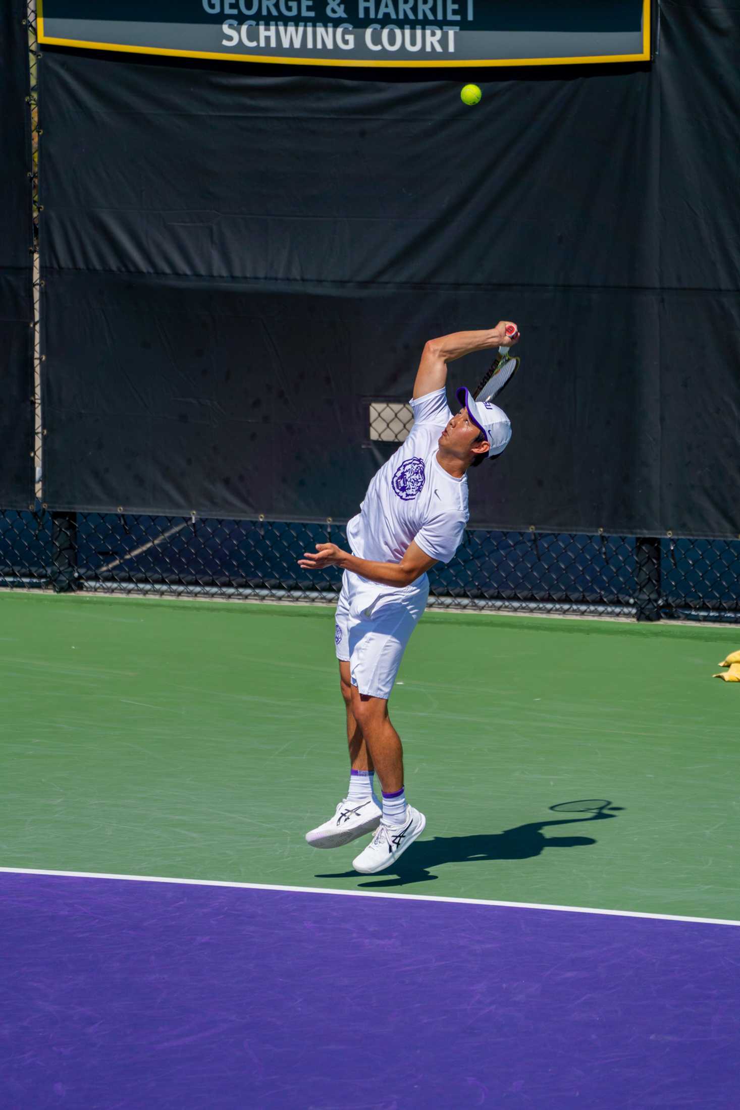 PHOTOS: LSU men's tennis defeats UL-Lafayette 4-0