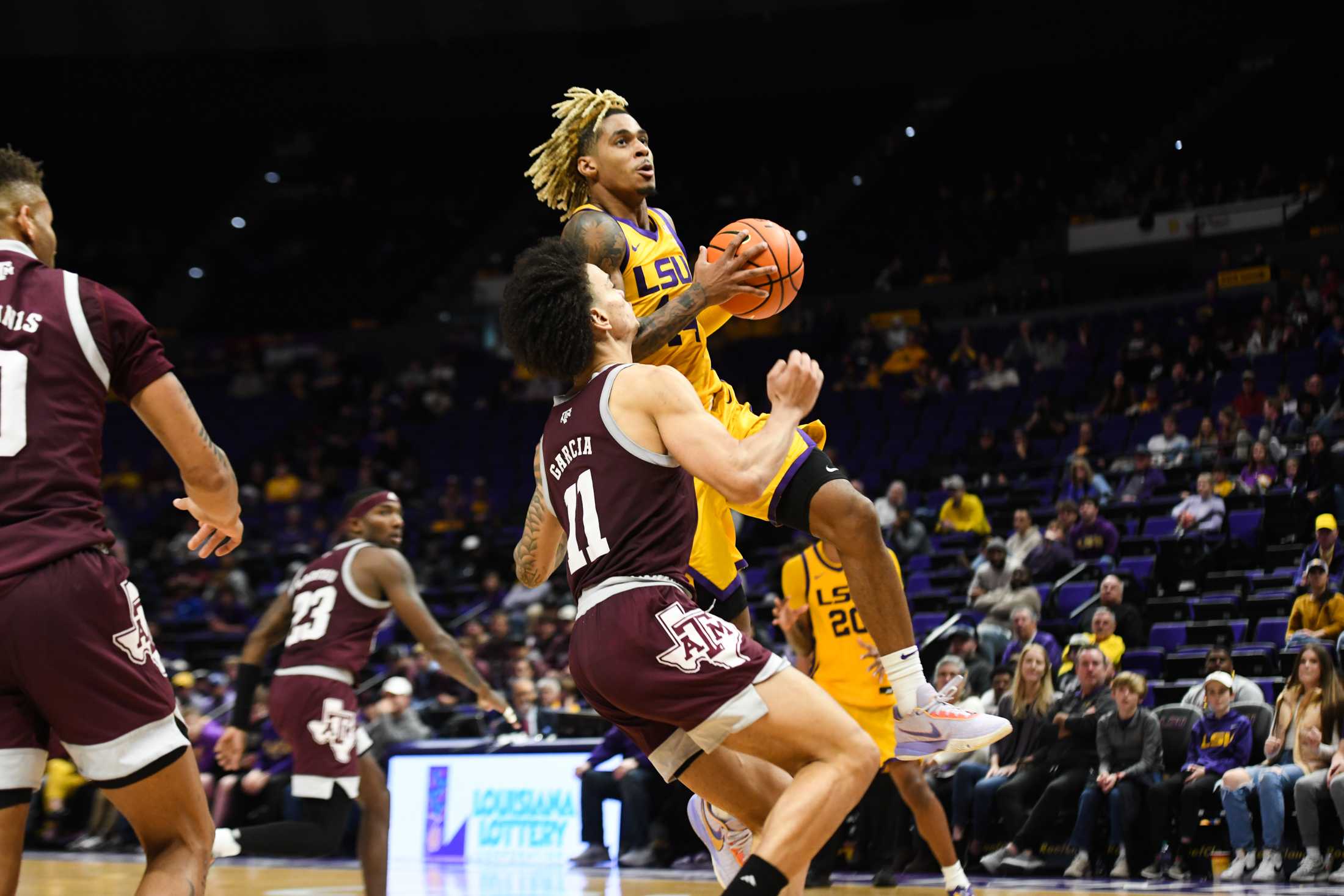 PHOTOS: LSU men's basketball falls 74-62 against Texas A&M